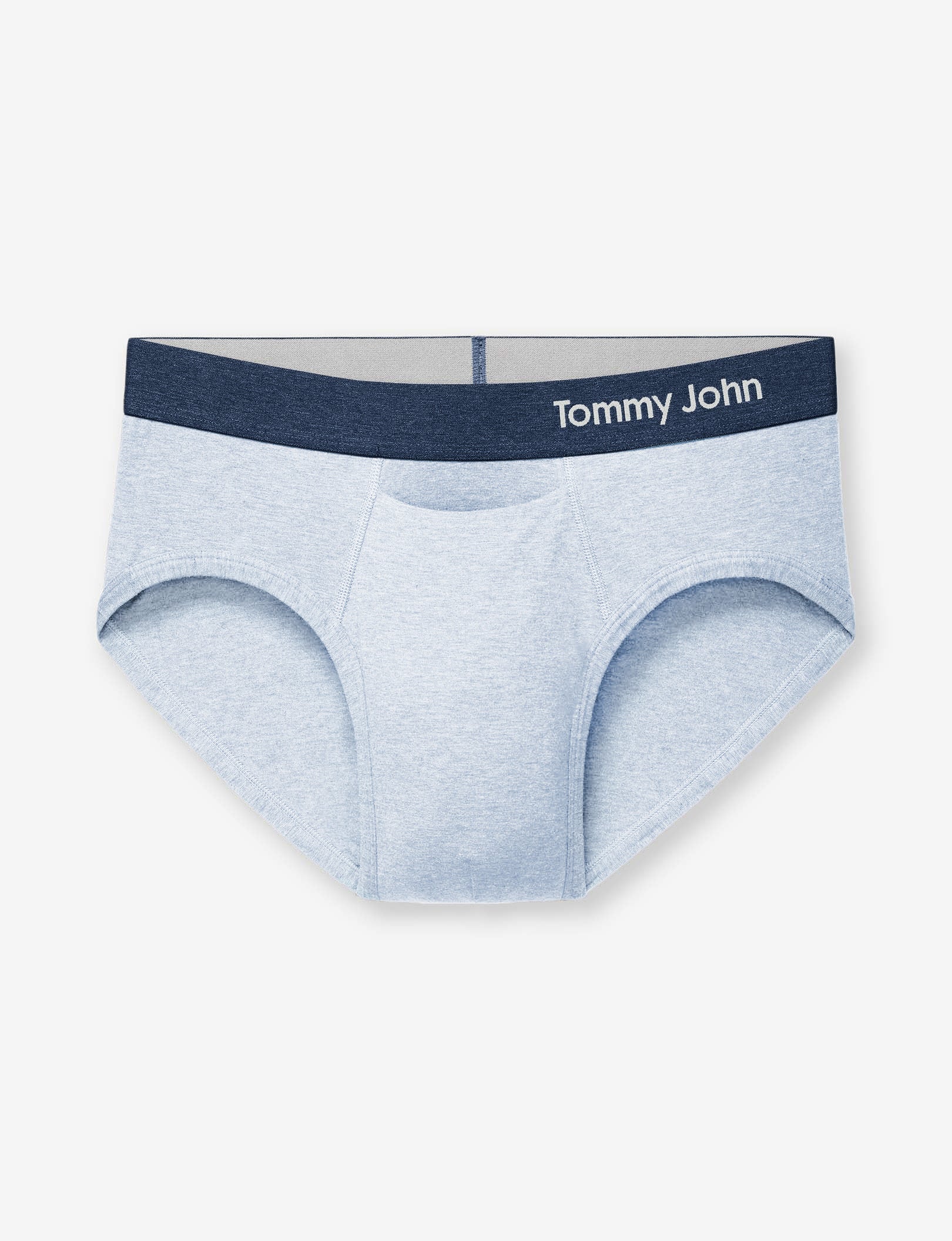 Cool Cotton Brief::Light Blue Heather