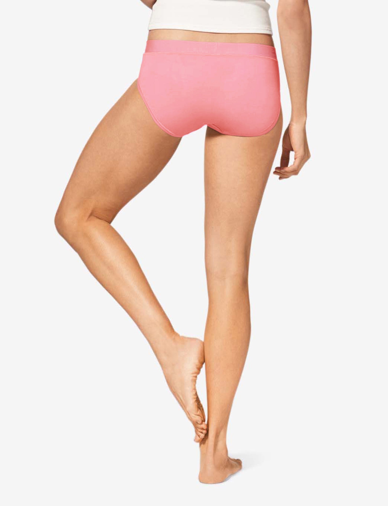 Women's Second Skin Brief::Geranium Pink