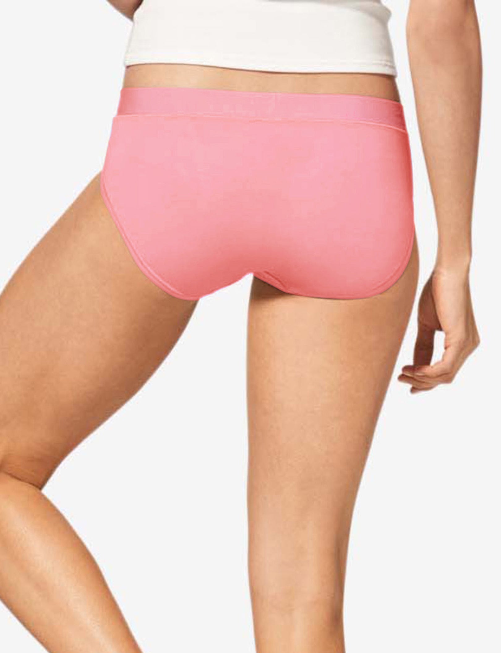 Women's Second Skin Brief::Geranium Pink