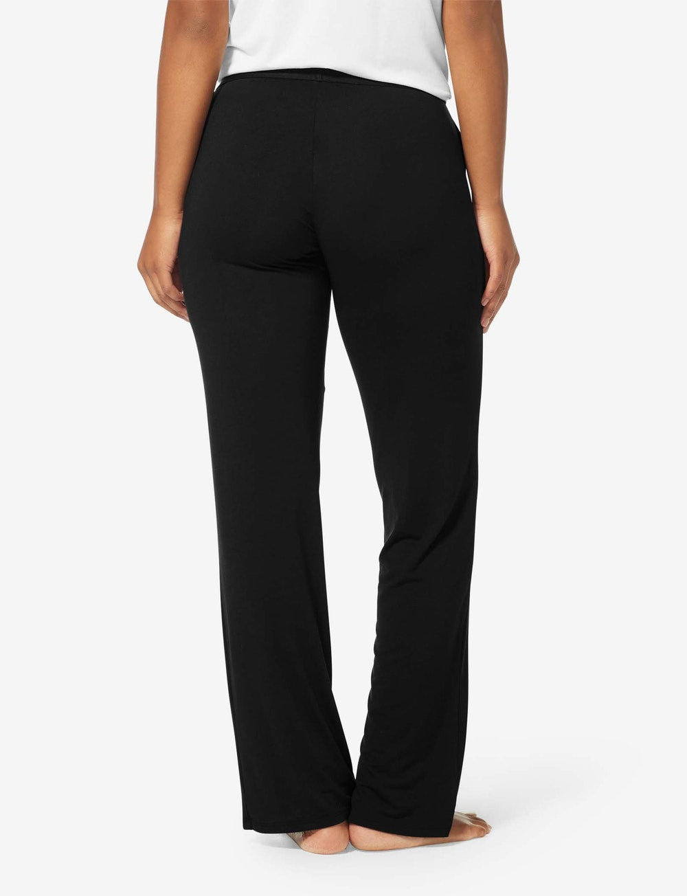 Women's Second Skin Sleep Tank & Pant Basic Set::Black