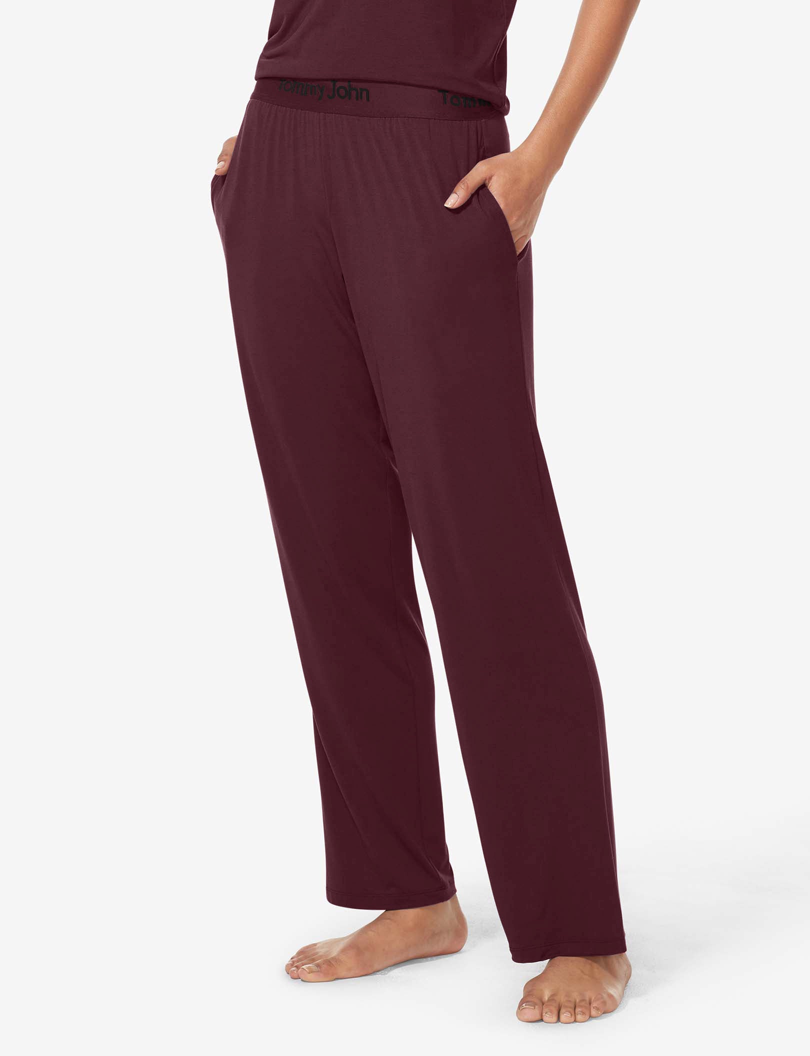 Women's Second Skin Sleep Pant::Winetasting