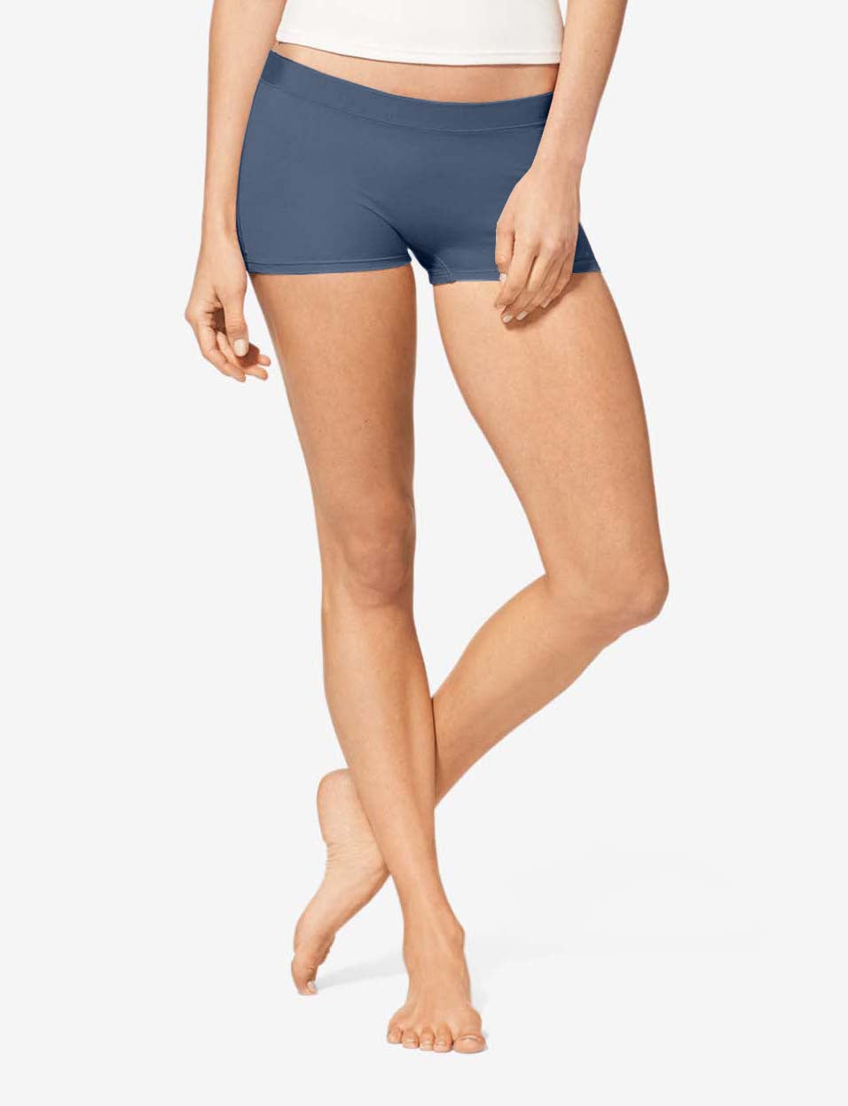 Women's Second Skin Boyshort::Bering Sea
