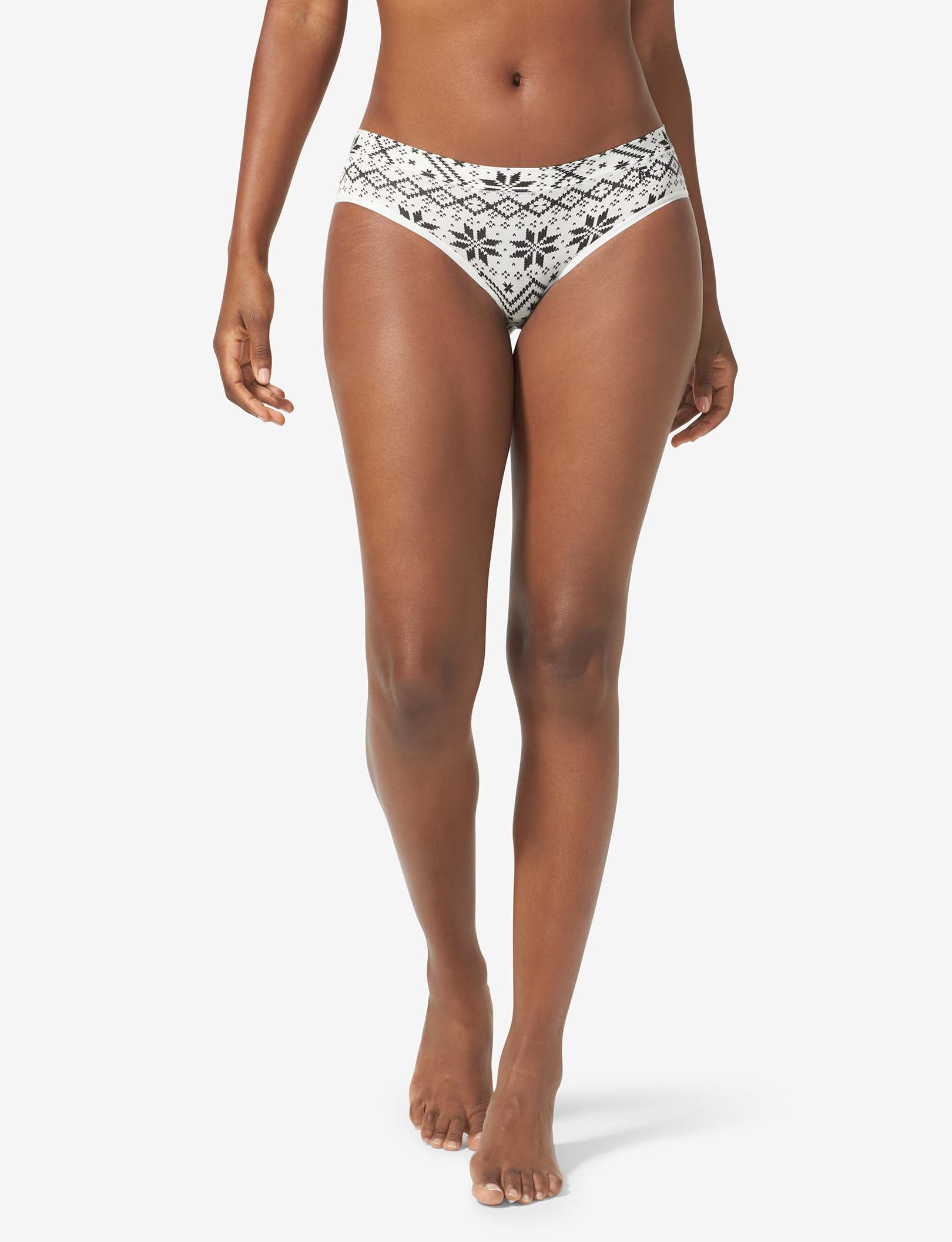 Women's Second Skin Brief::Coconut Milk Vintage Sweater