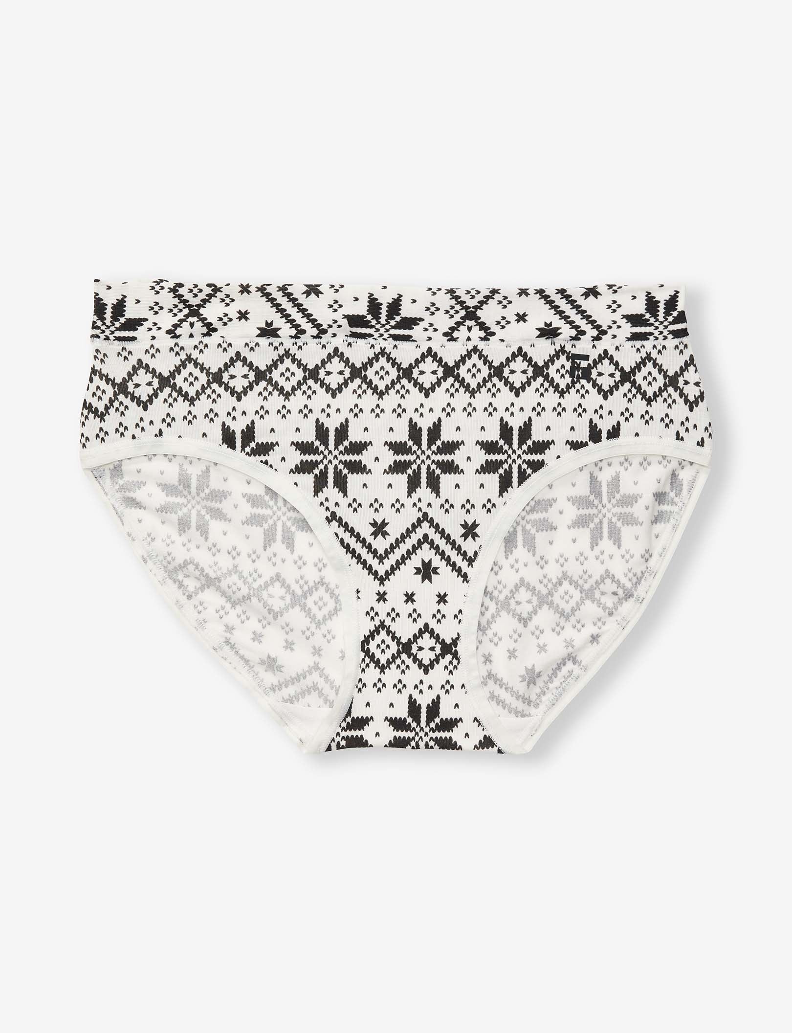 Women's Second Skin Brief::Coconut Milk Vintage Sweater