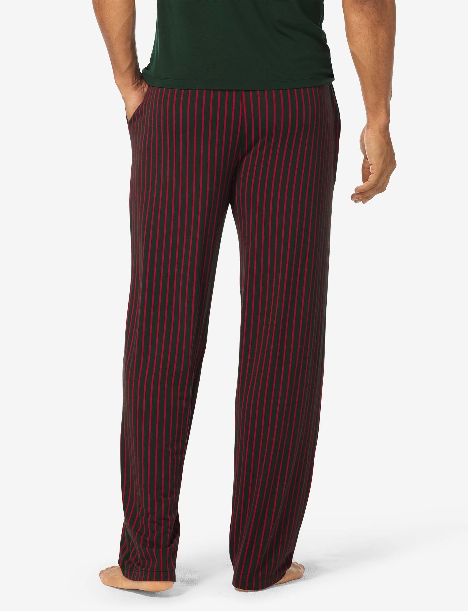 Second Skin Sleep Pant::Pine Candy Cane Stripe