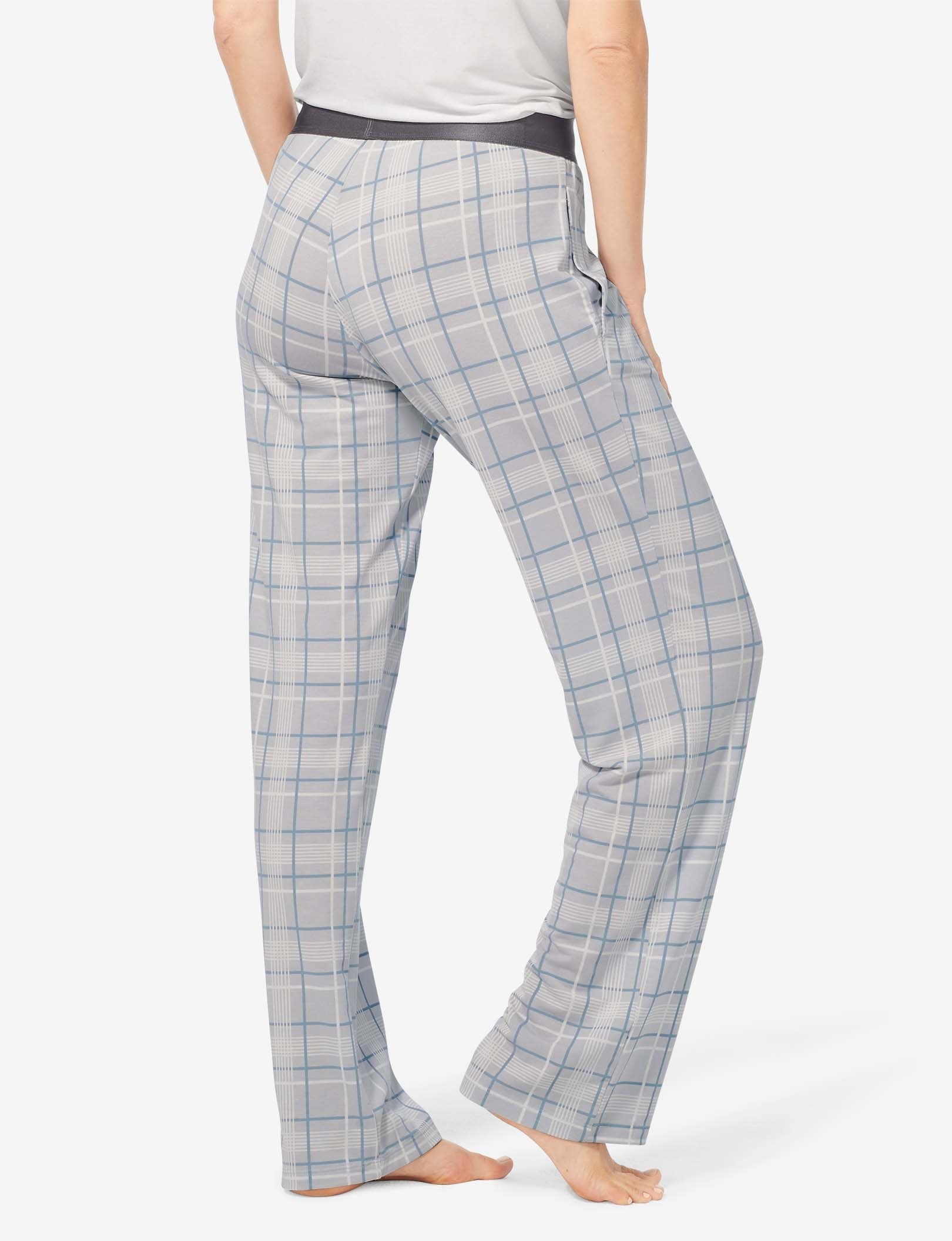 Women's Second Skin Sleep Pant::Icicle Plaid