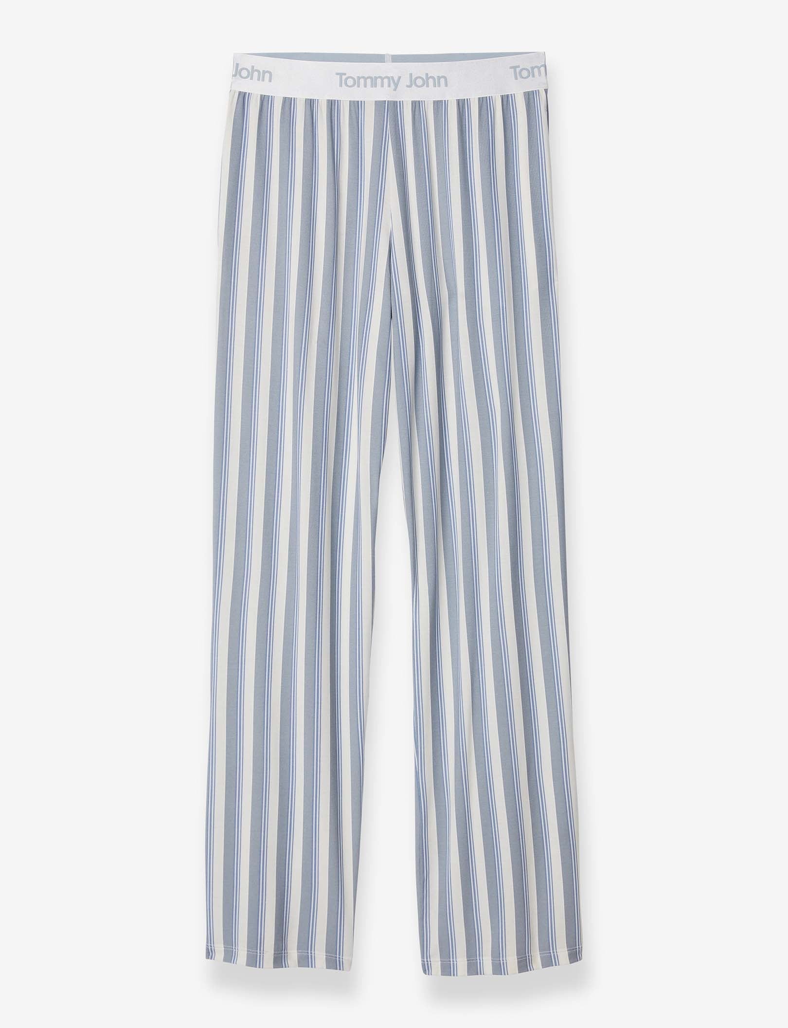 Women's Second Skin Pajama Pant::Blue Blush Goodnight Stripe