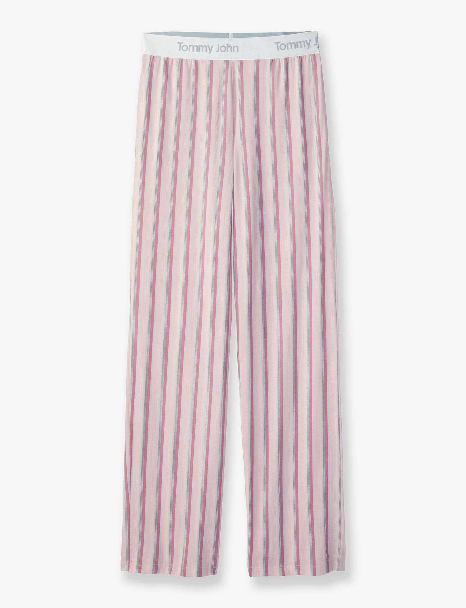 Women's Second Skin Sleep Pant::Foxglove Fringe Stripe