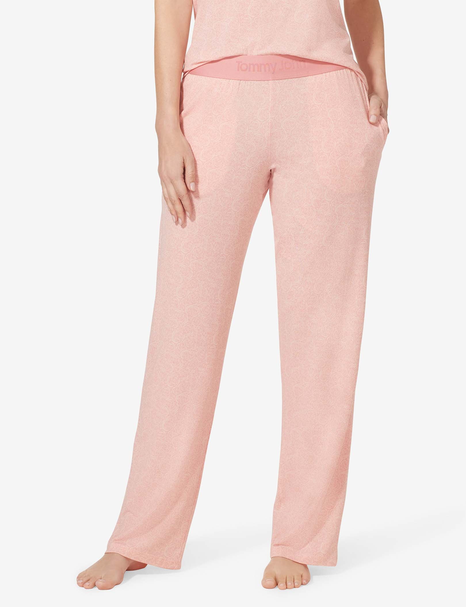 Women's Second Skin Sleep Pant::Gossamer Pink Rose