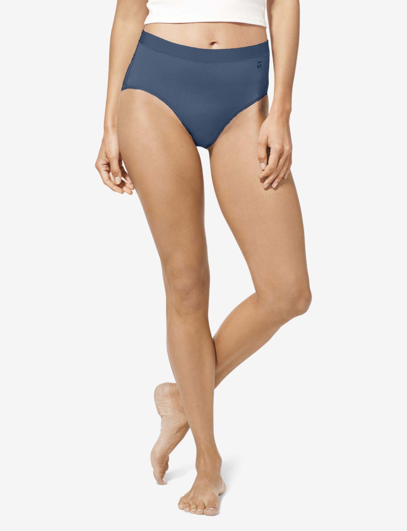 Women's Second Skin High Rise Brief::Bering Sea