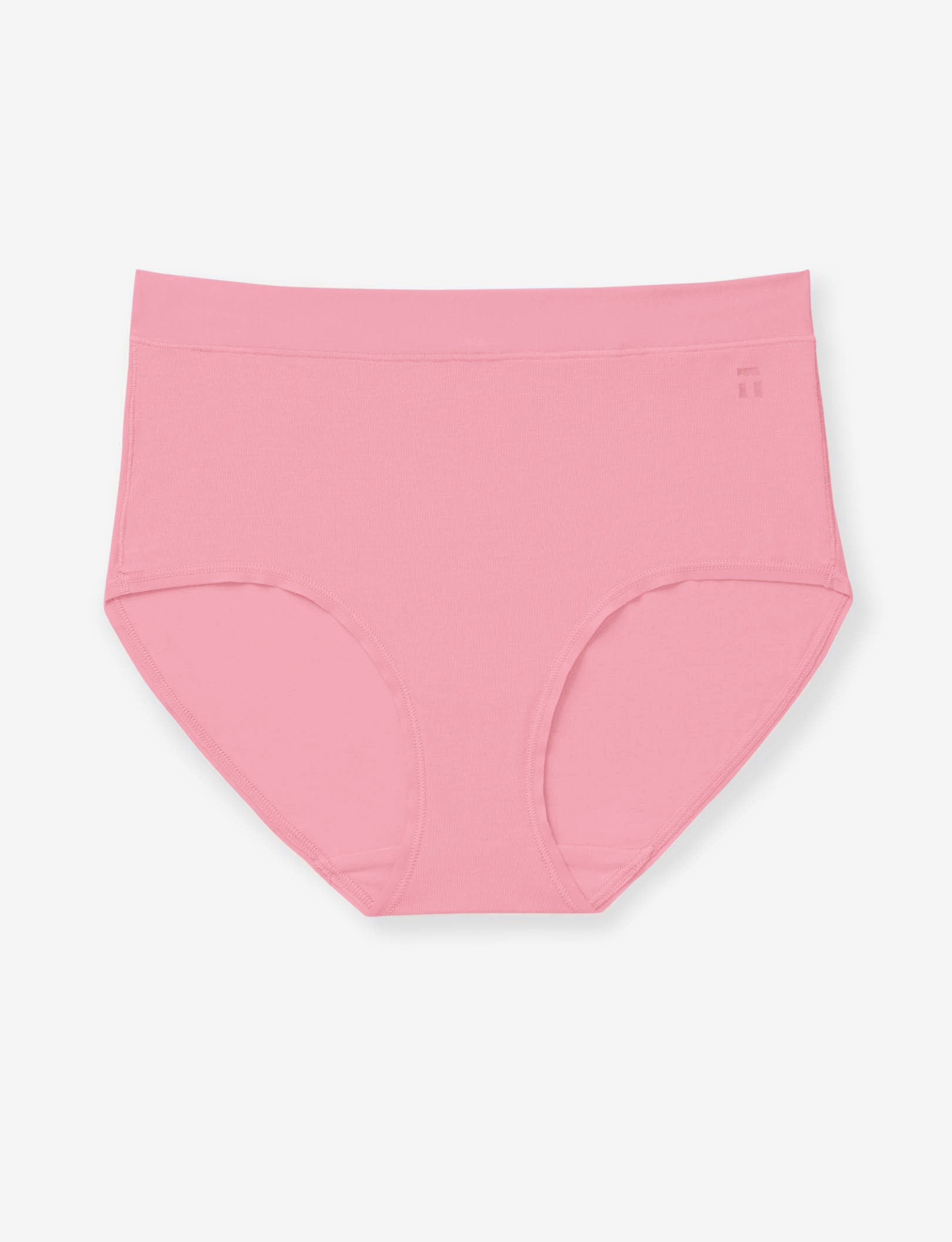 Women's Second Skin High Rise Brief::Geranium Pink