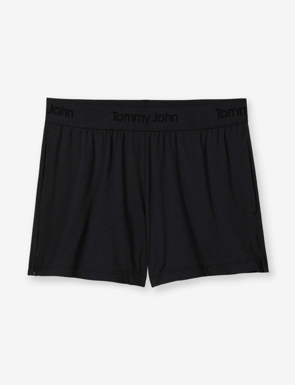 Women's Second Skin Sleep Tank & Short Basic Set::Black