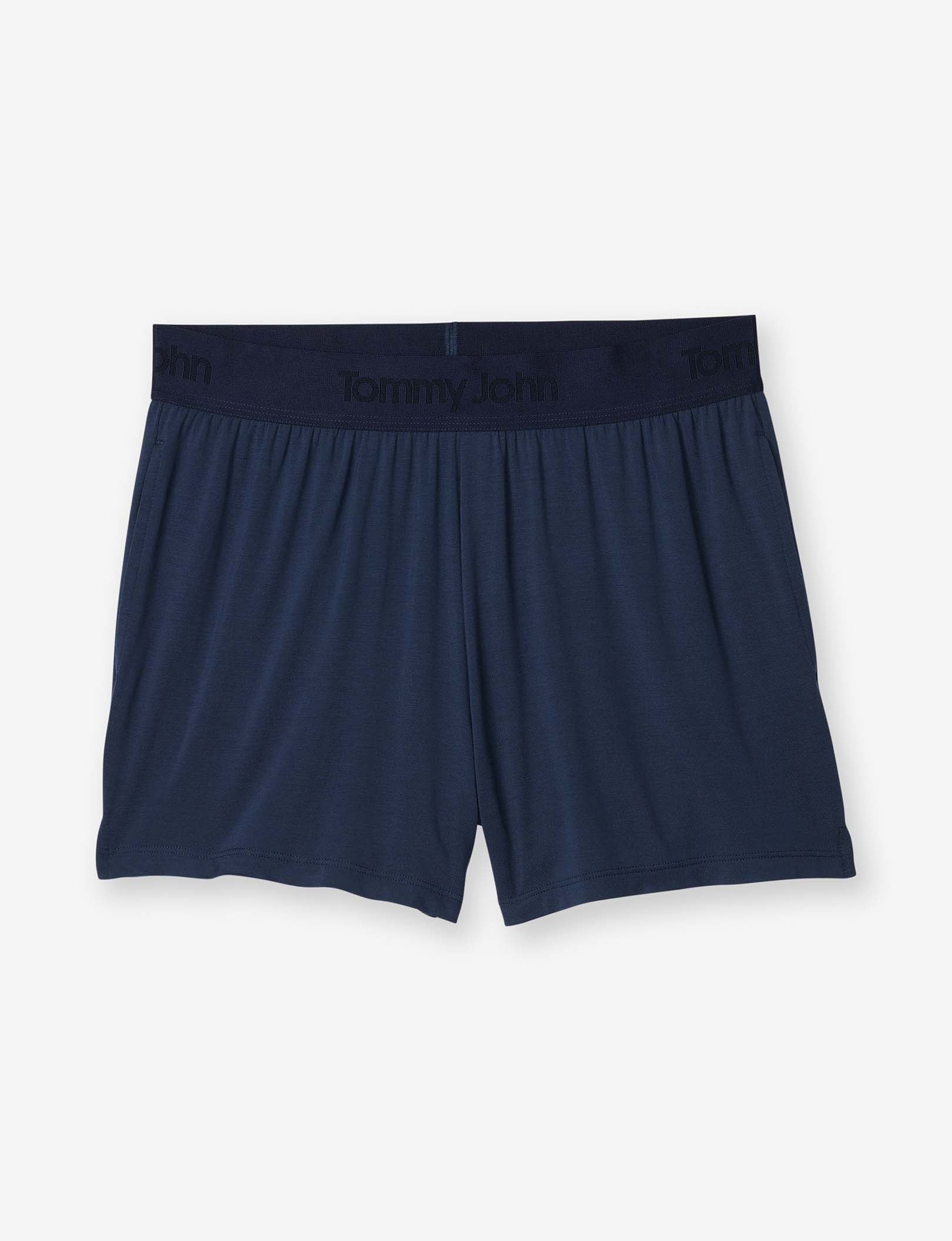 Women's Second Skin Sleep Tank & Short Basic Set::Dress Blues