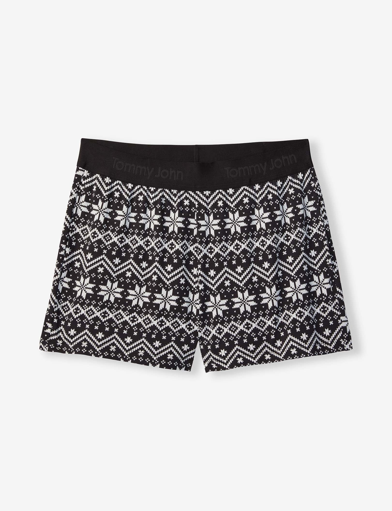 Women's Second Skin Sleep Short::Black Vintage Sweater