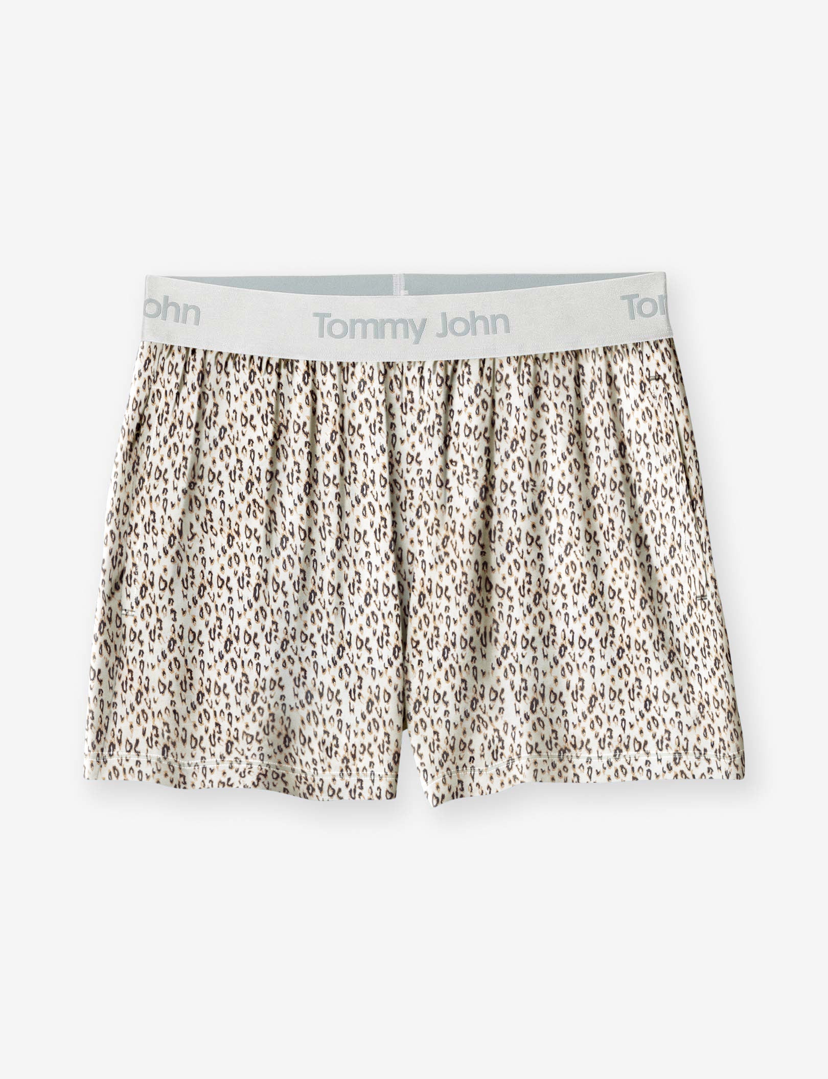 Women's Second Skin Sleep Short::Natural Leopard
