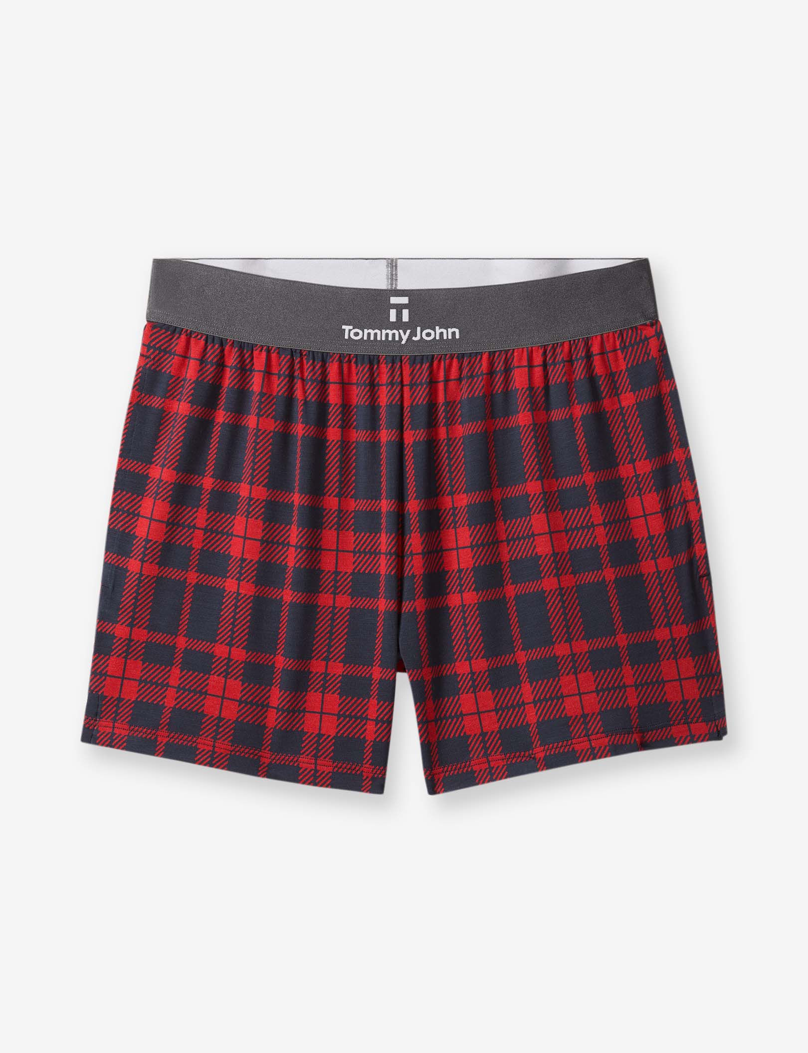 Women's Second Skin Pajama Short::Night Sky/Cocoa Plaid