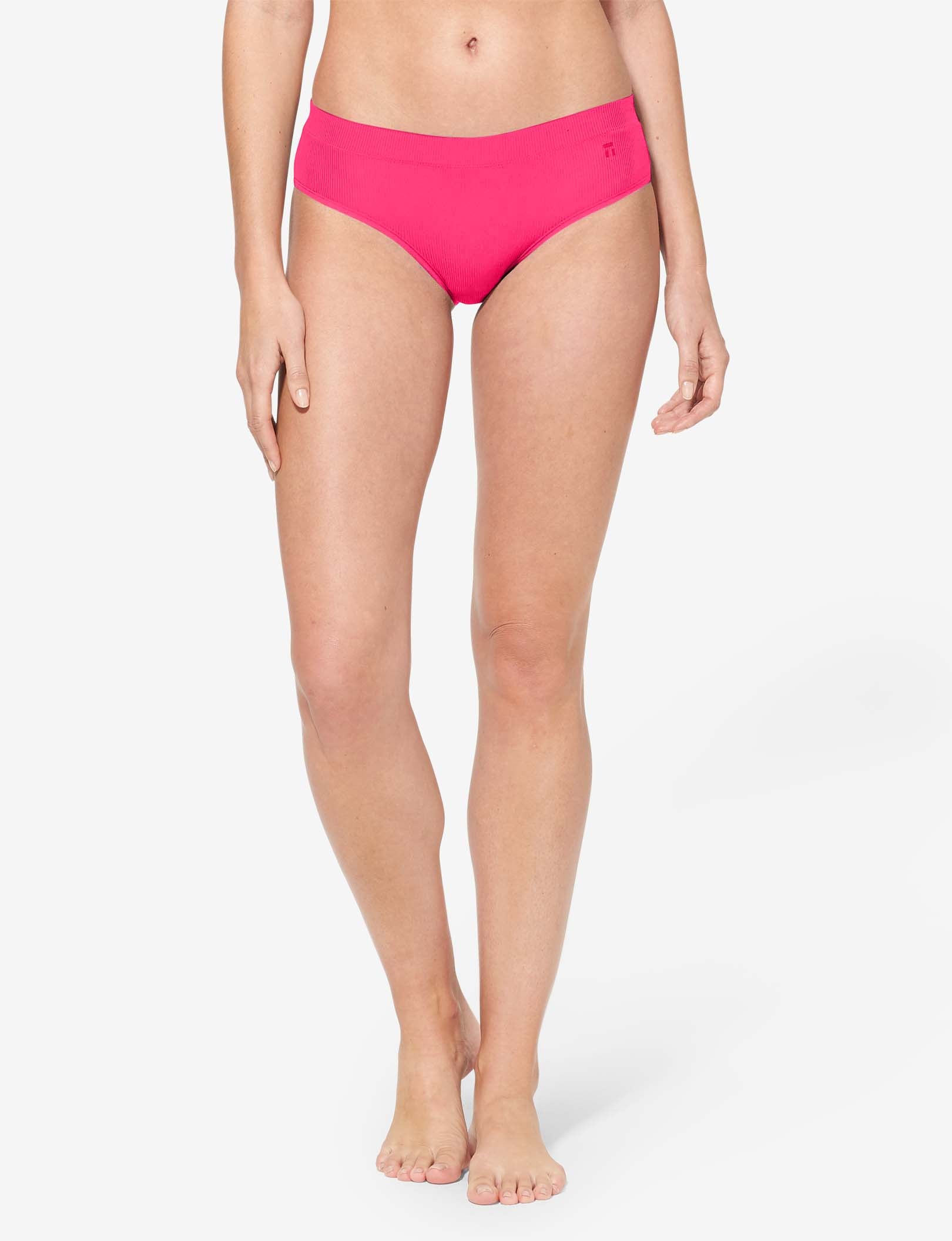 Women's Second Skin Cheeky, Micro Rib::Beetroot Purple Micro Rib
