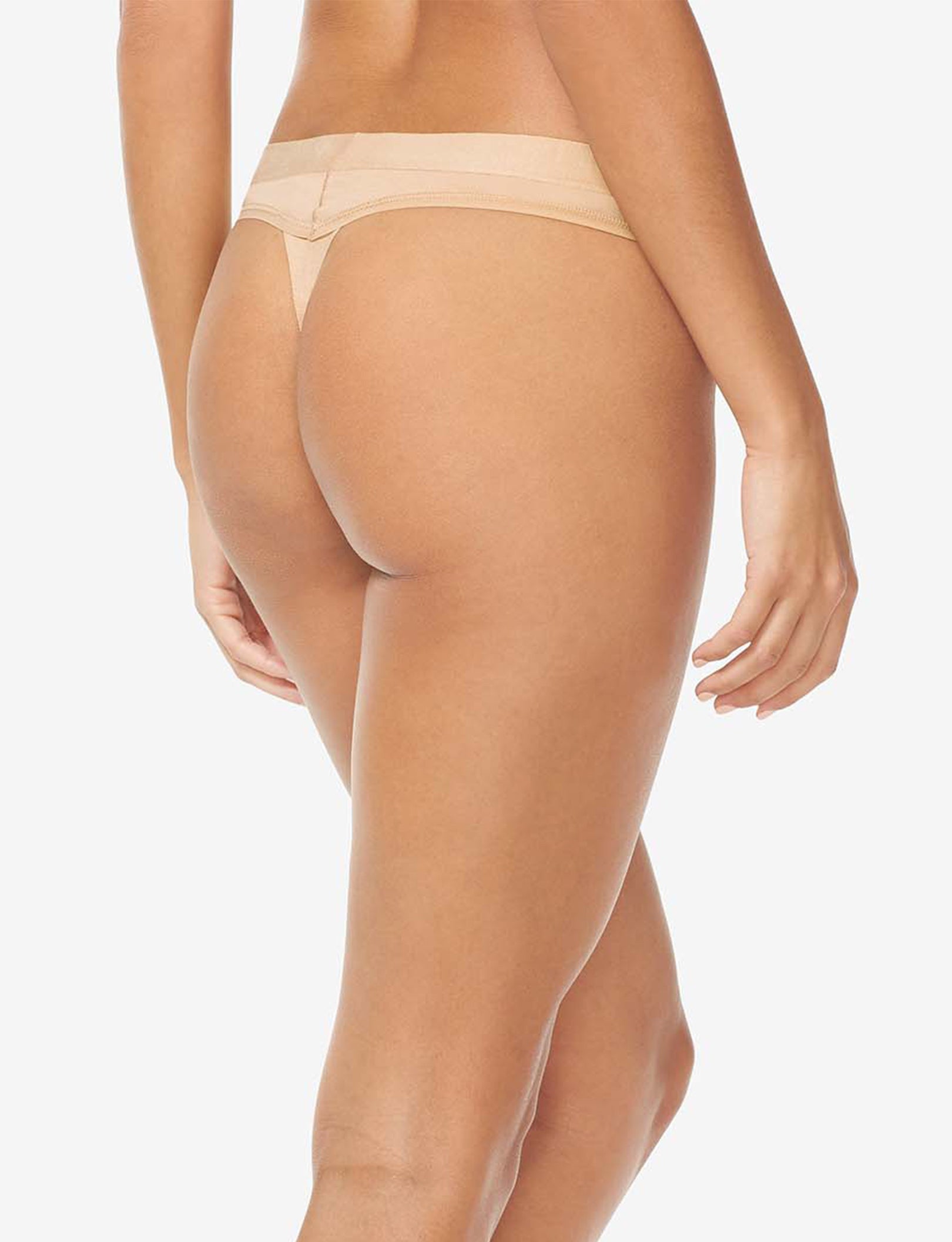 Women's Second Skin Thong::Maple Sugar