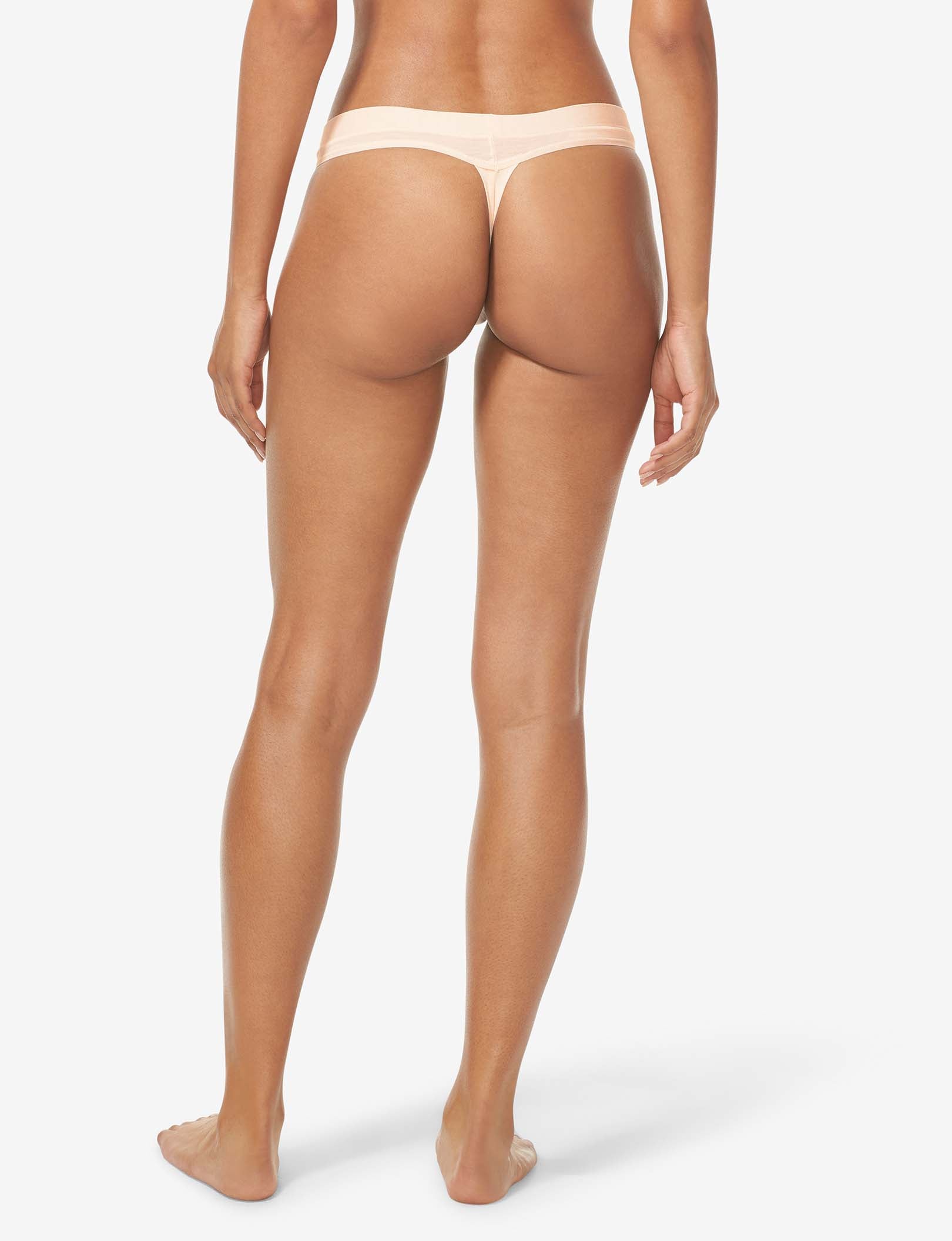 Women's Second Skin Thong::Soft Pink