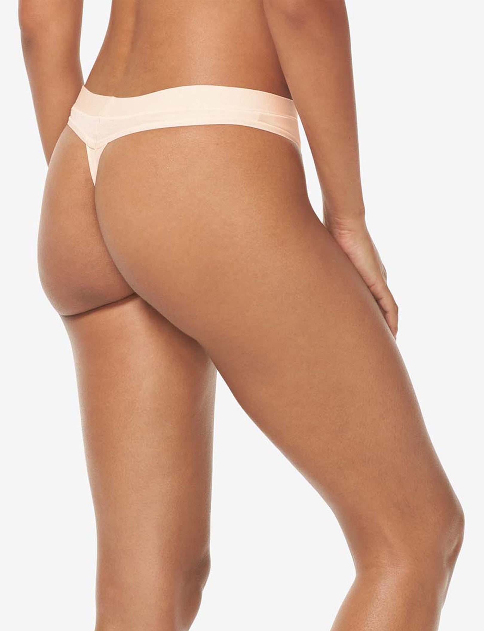 Women's Second Skin Thong::Soft Pink