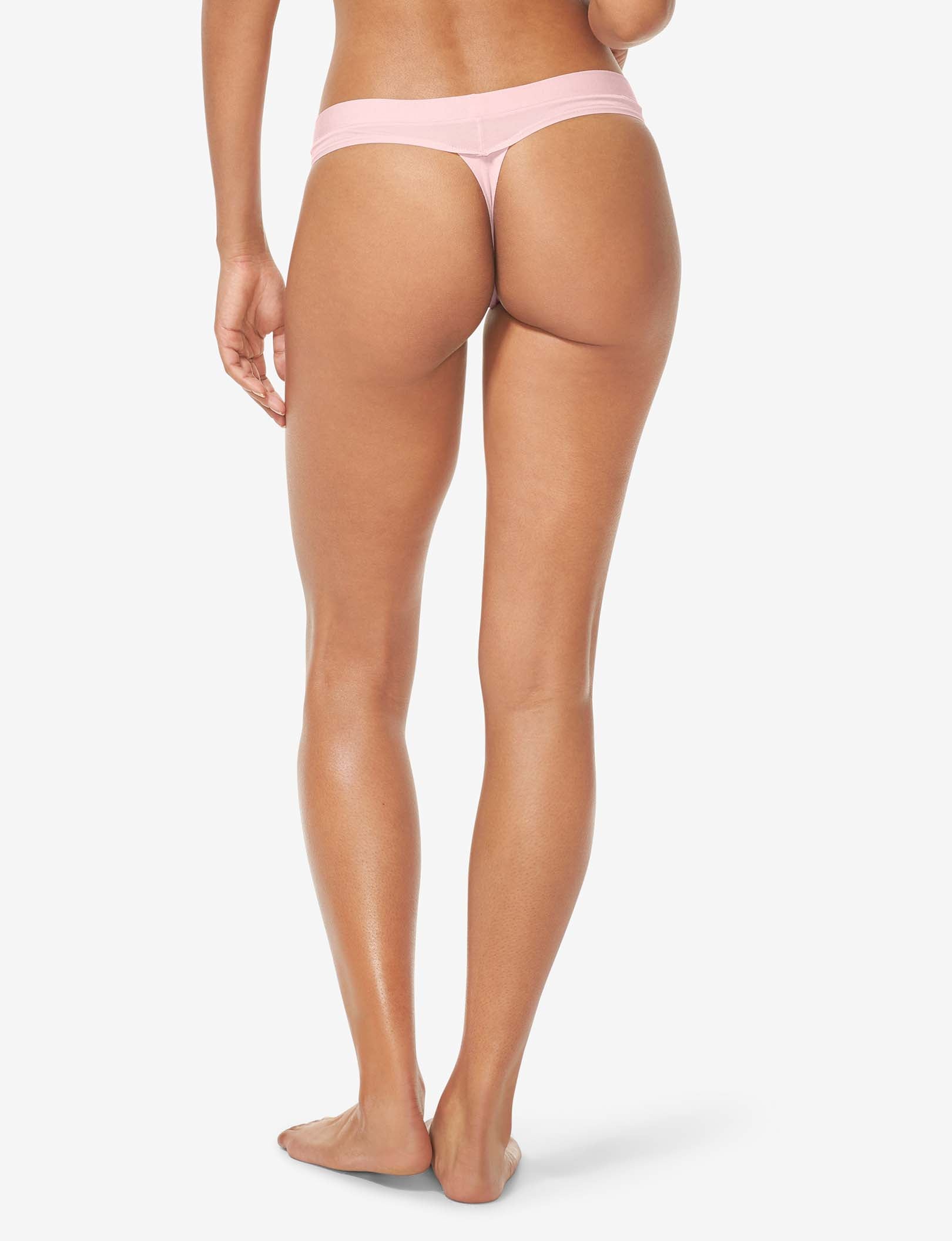Women's Second Skin Thong::Peachskin