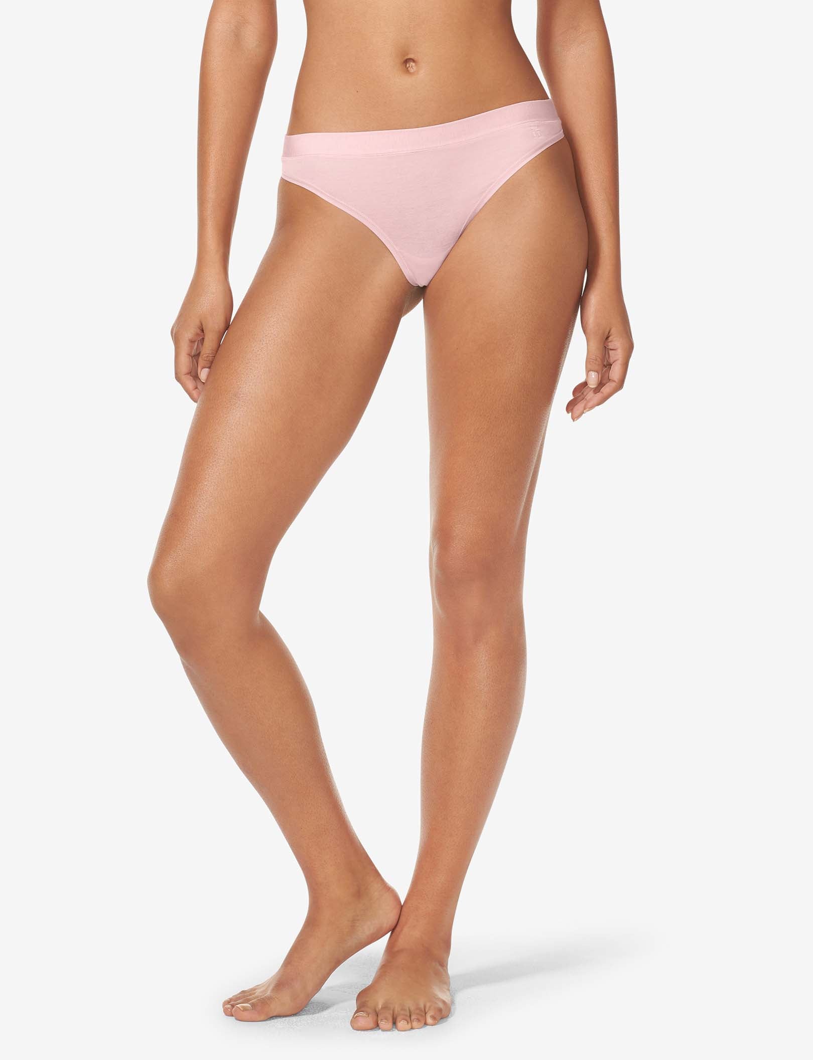 Women's Second Skin Thong::Peachskin