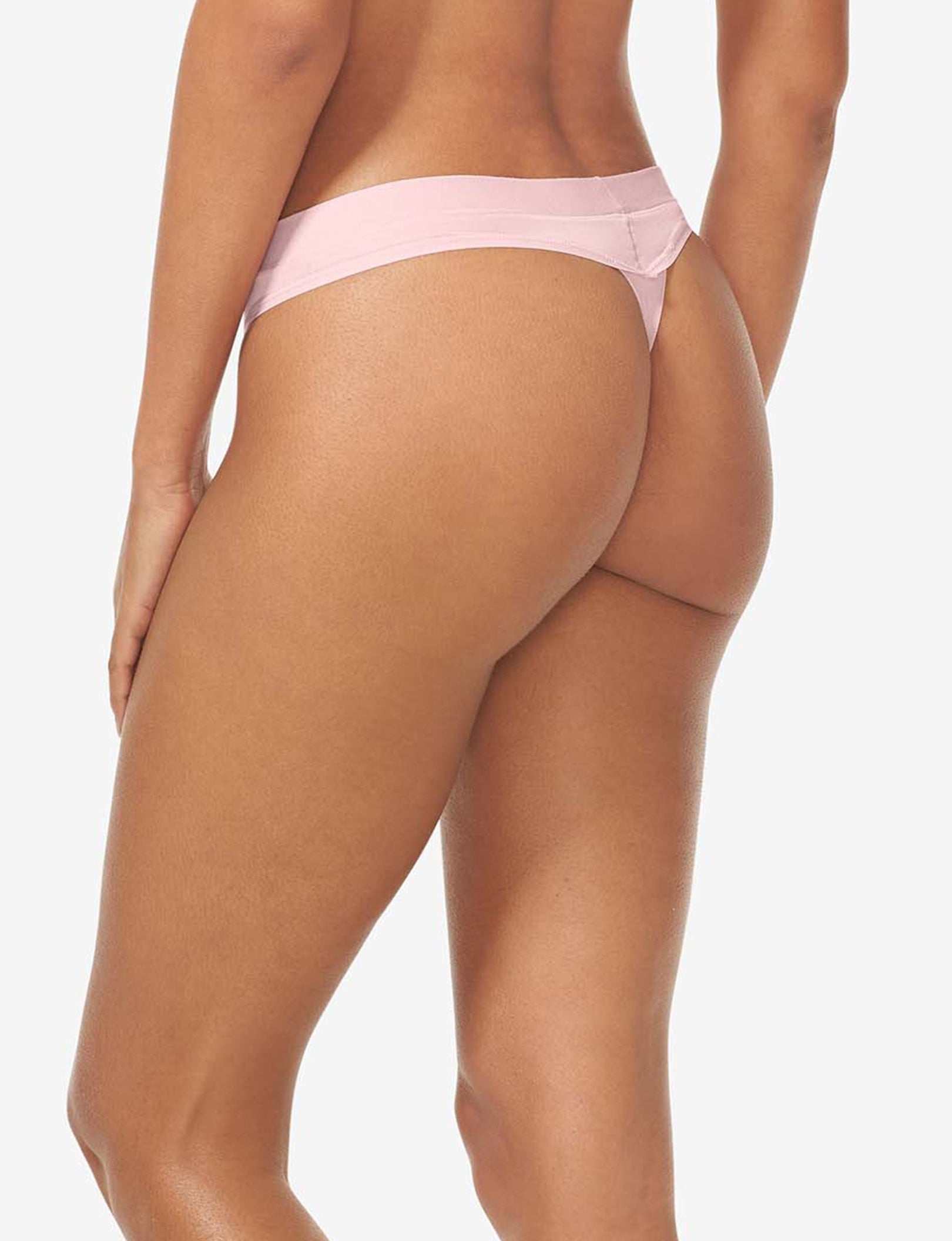 Women's Second Skin Thong::Peachskin