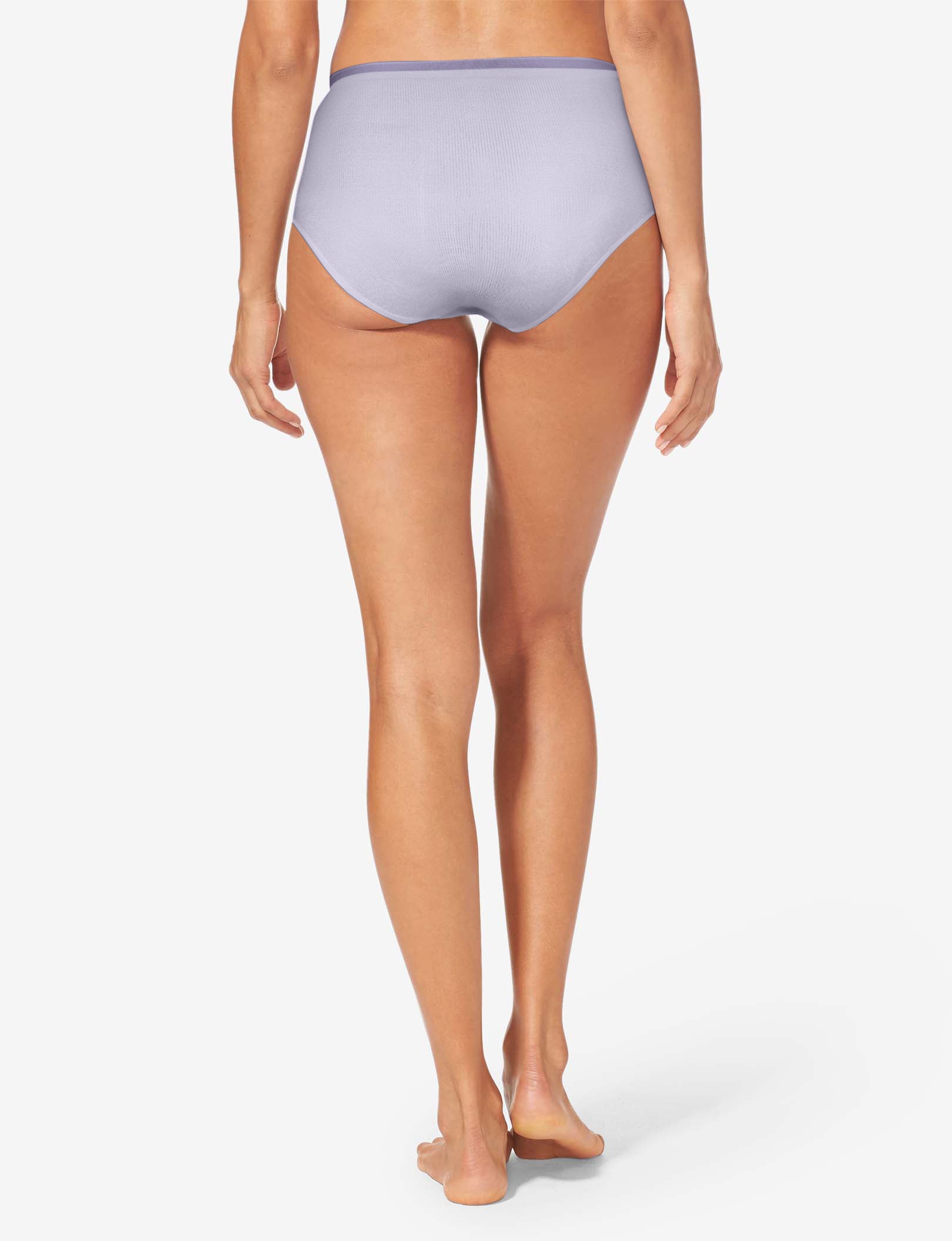 Women's Air High Rise Brief::Purple Heather