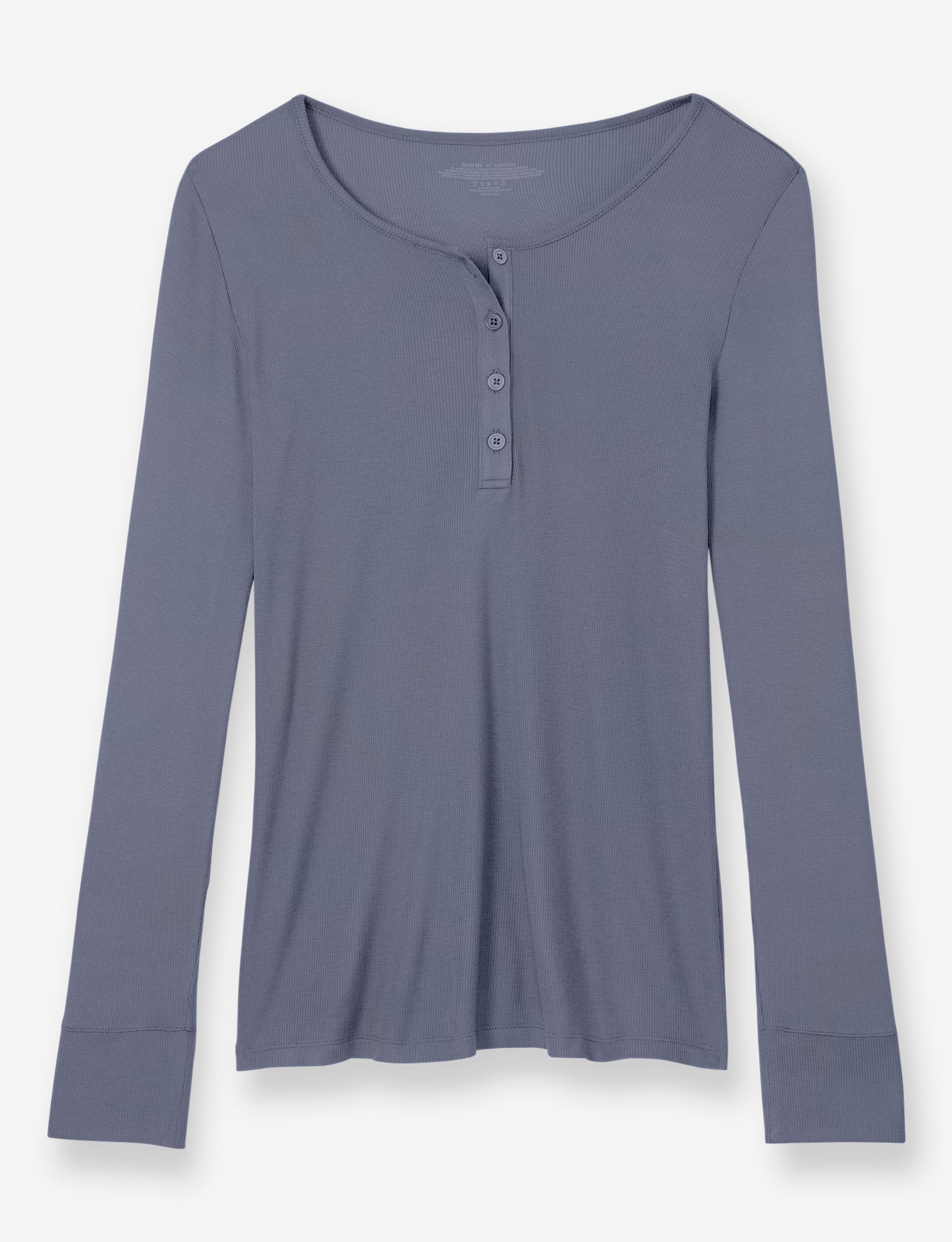 Women's Lounge Henley::Folkstone Gray