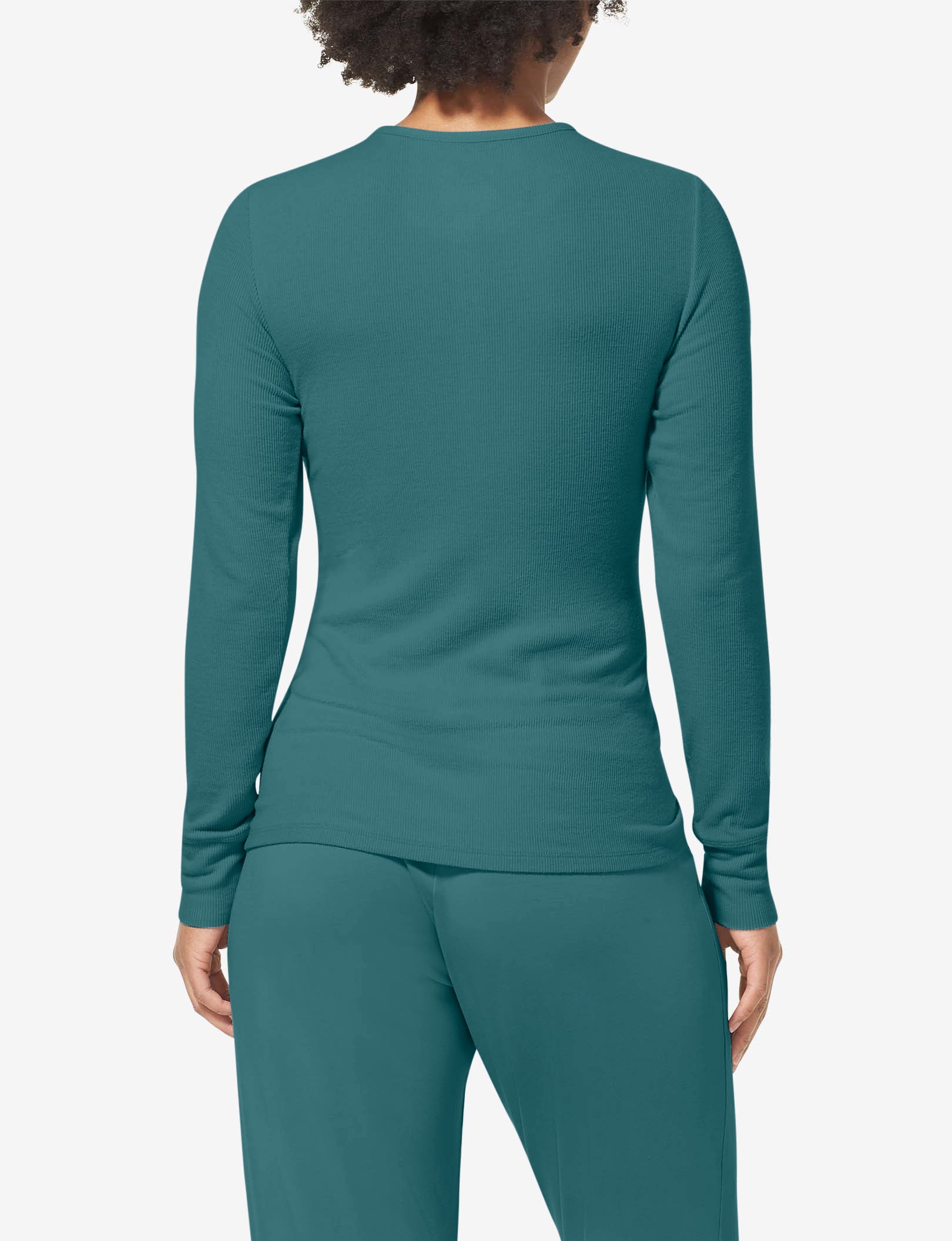 Women's Lounge Henley::Balsam