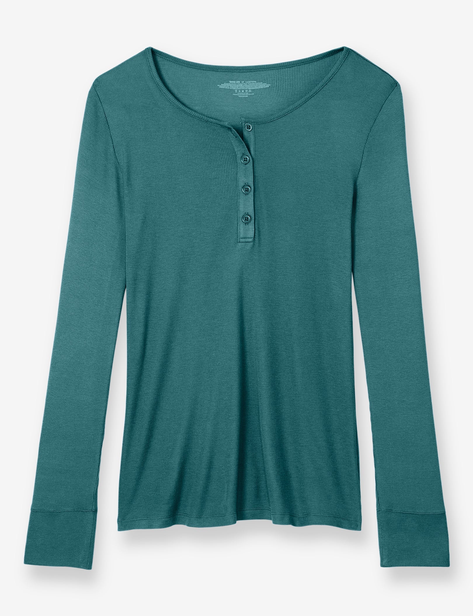 Women's Lounge Henley::Balsam