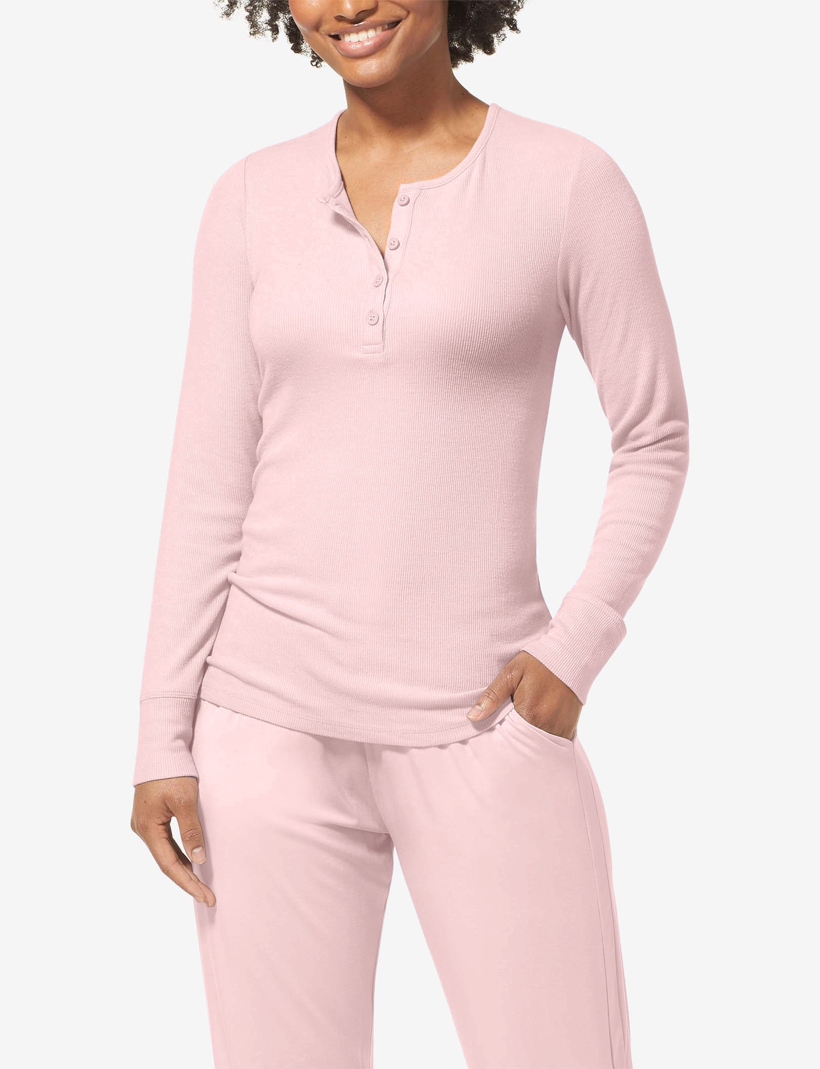 Women's Lounge Henley::Barely There