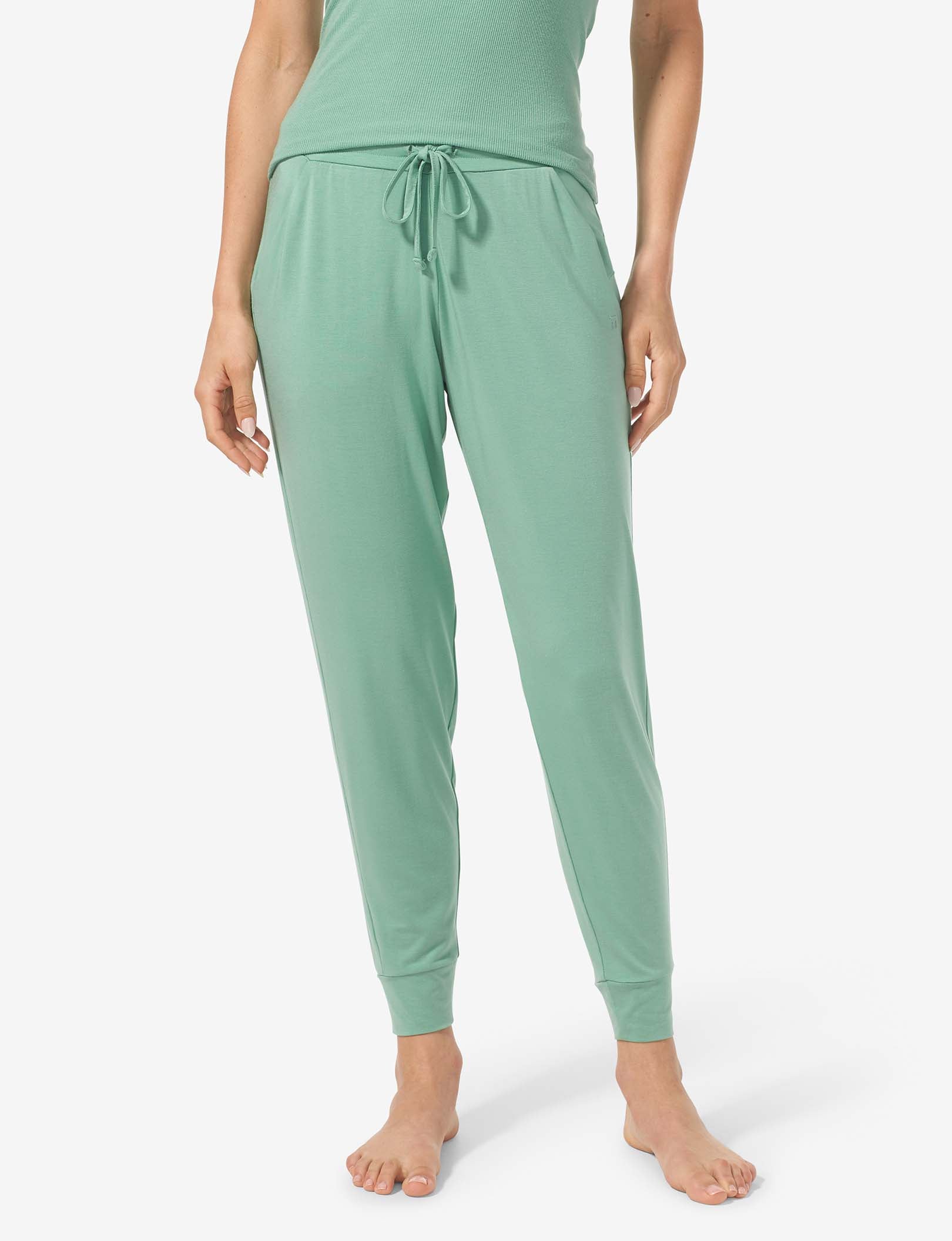 Women's Lounge Jogger::Matcha Green