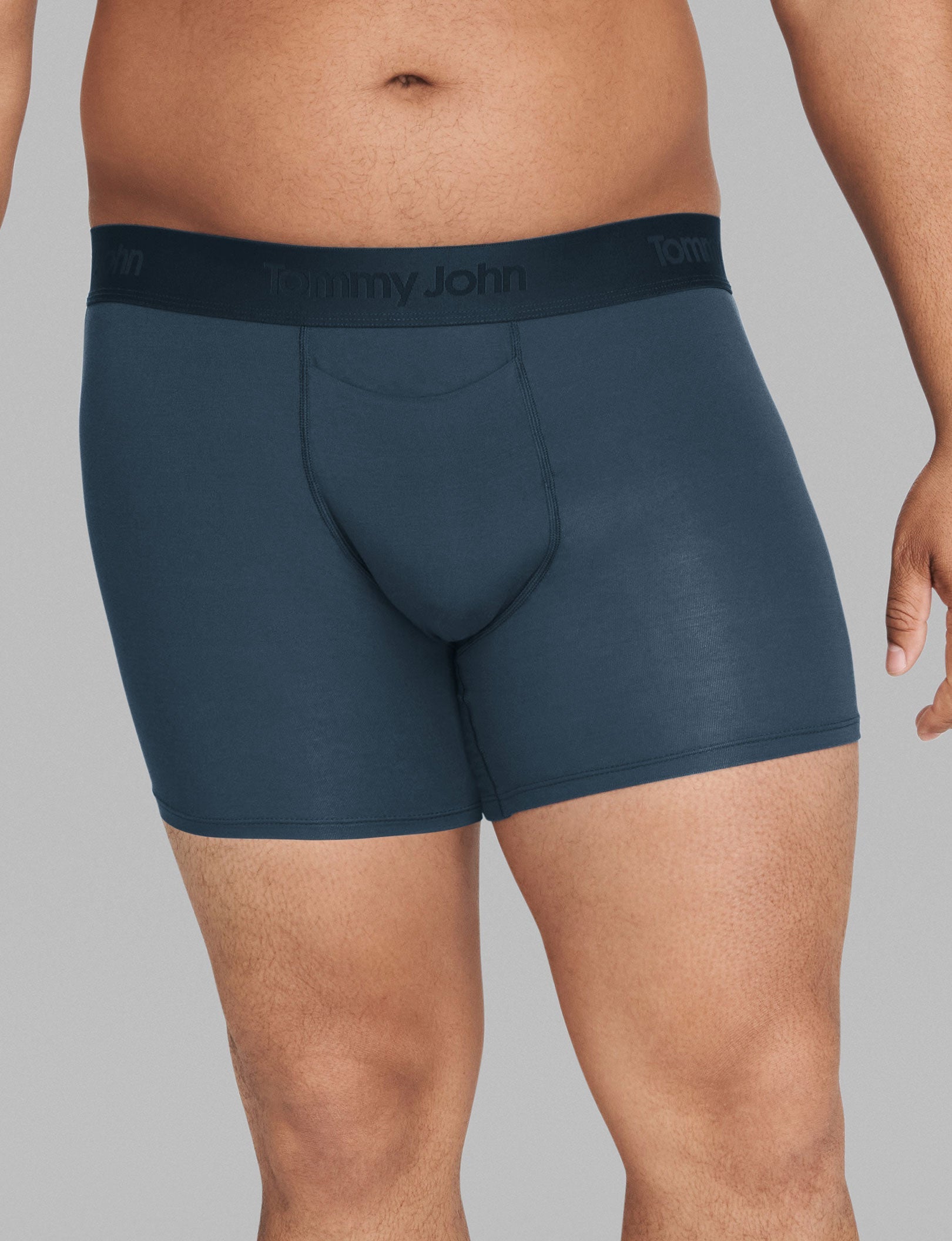 Second Skin Trunk 4" (6-Pack)::Dress Blues/Turbulence Grey/Black
