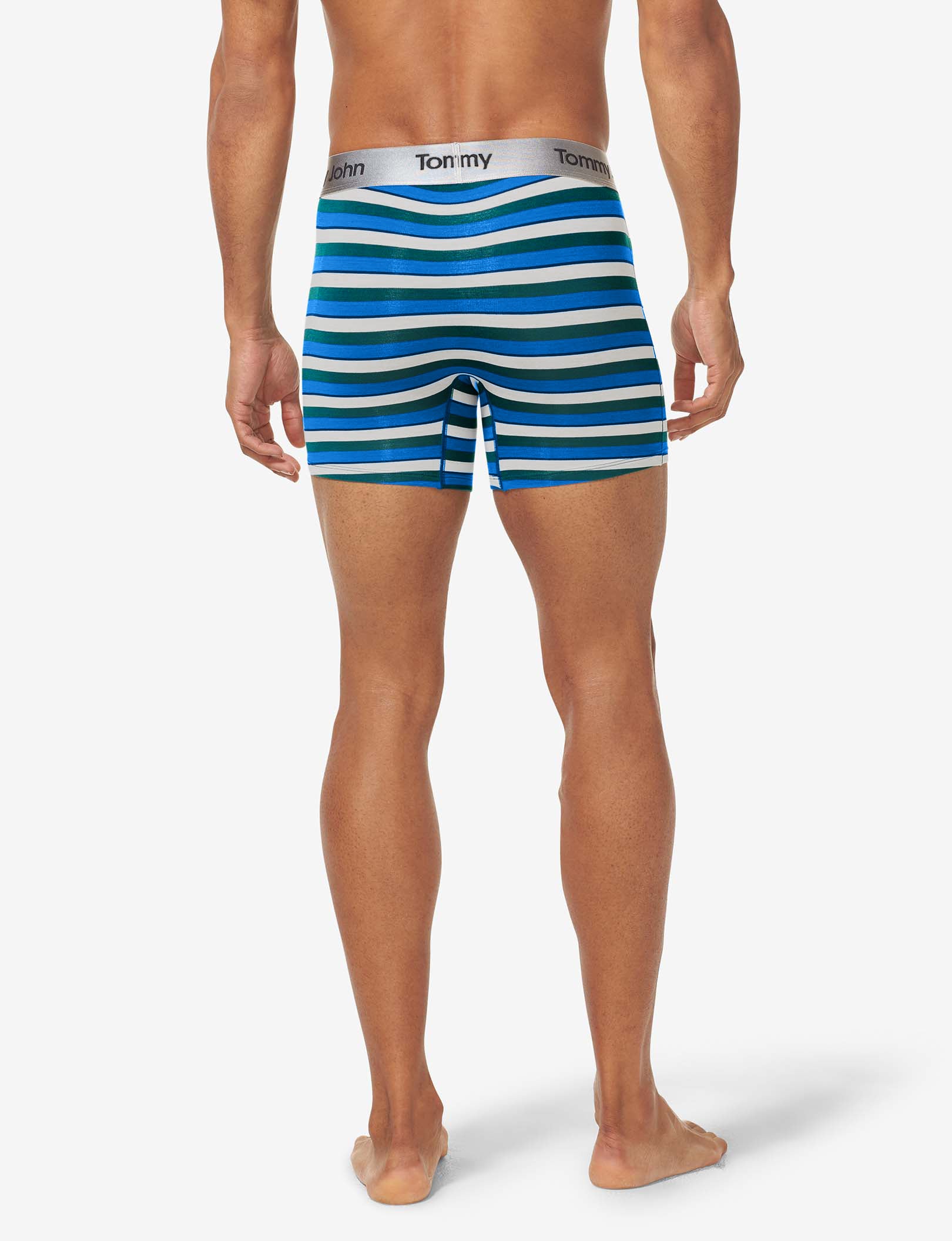 Second Skin Trunk 4"::Coconut Stripe