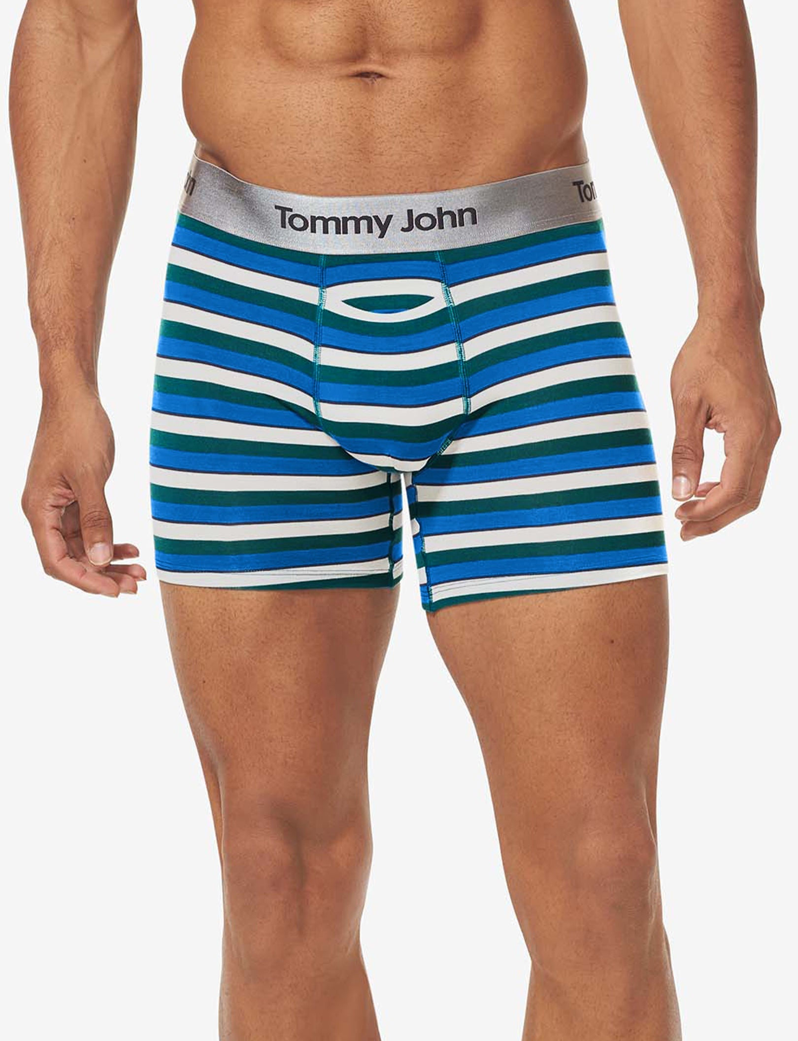 Second Skin Trunk 4"::Coconut Stripe