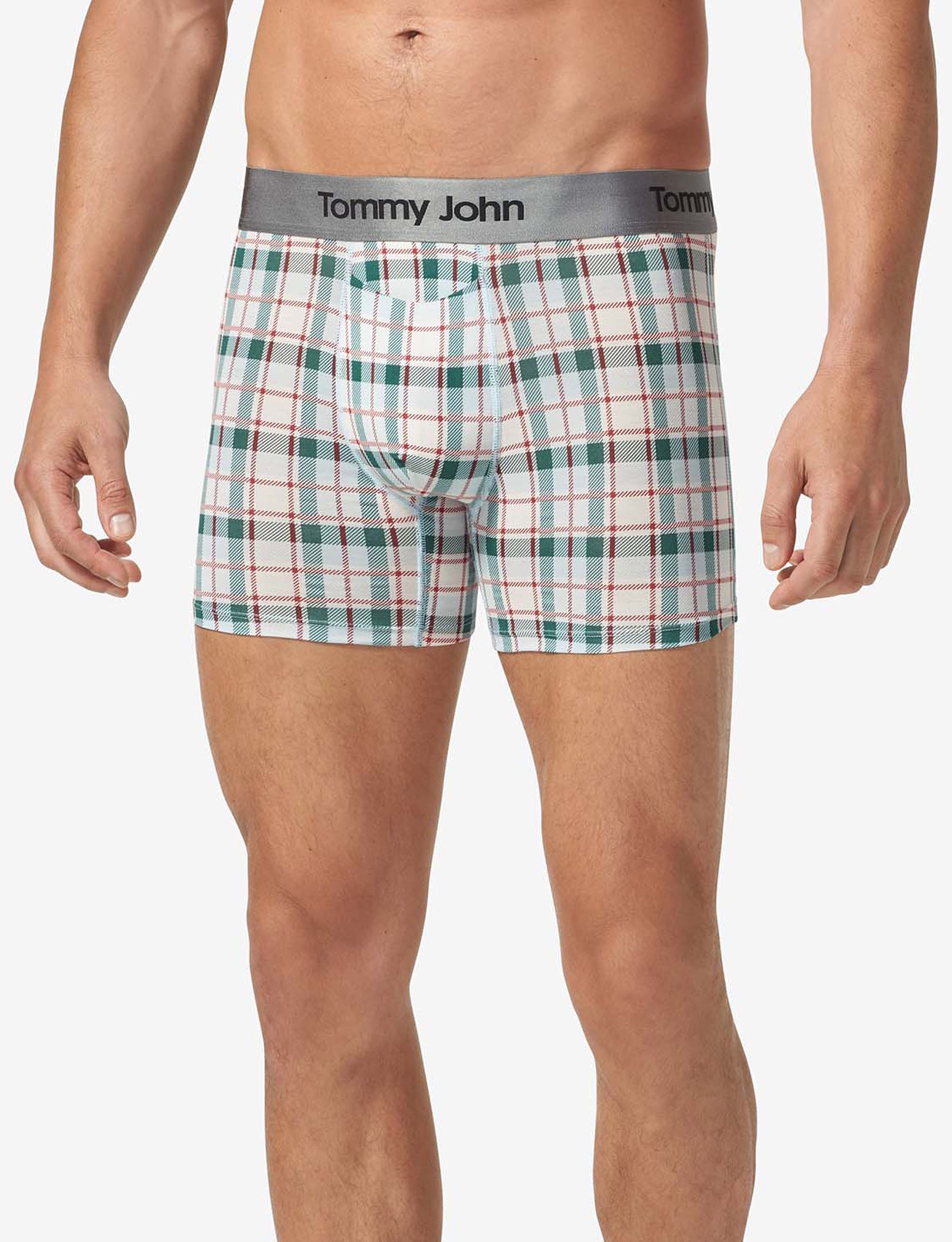 Second Skin Trunk 4"::Coconut Milk Plaid