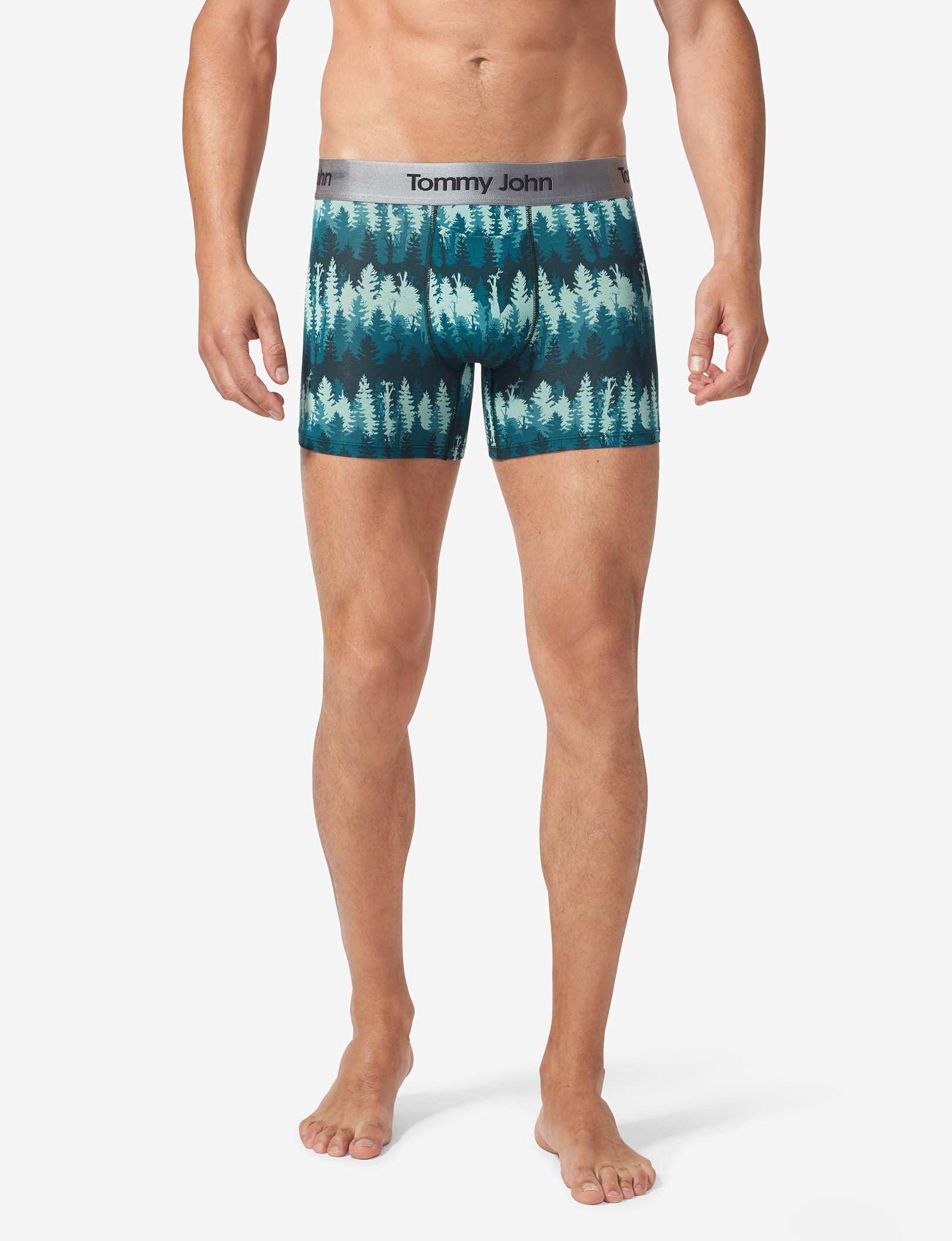 Second Skin Trunk 4"::Green Treeline Print