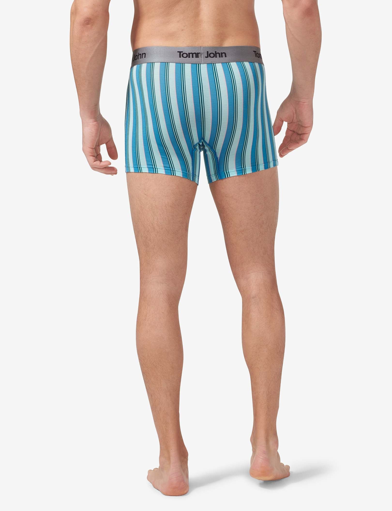 Second Skin Trunk 4"::Island Goodnight Stripe