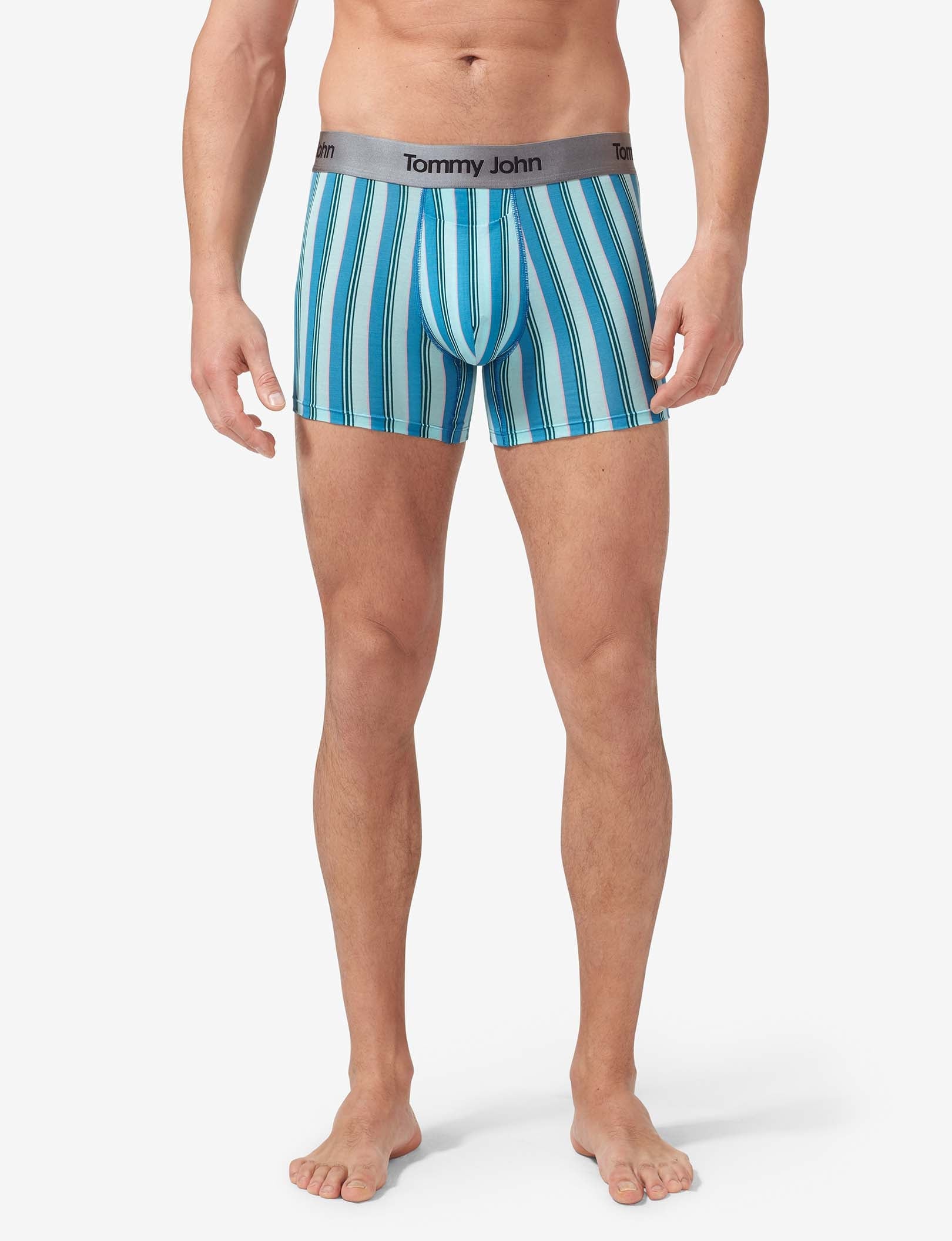 Second Skin Trunk 4"::Island Goodnight Stripe