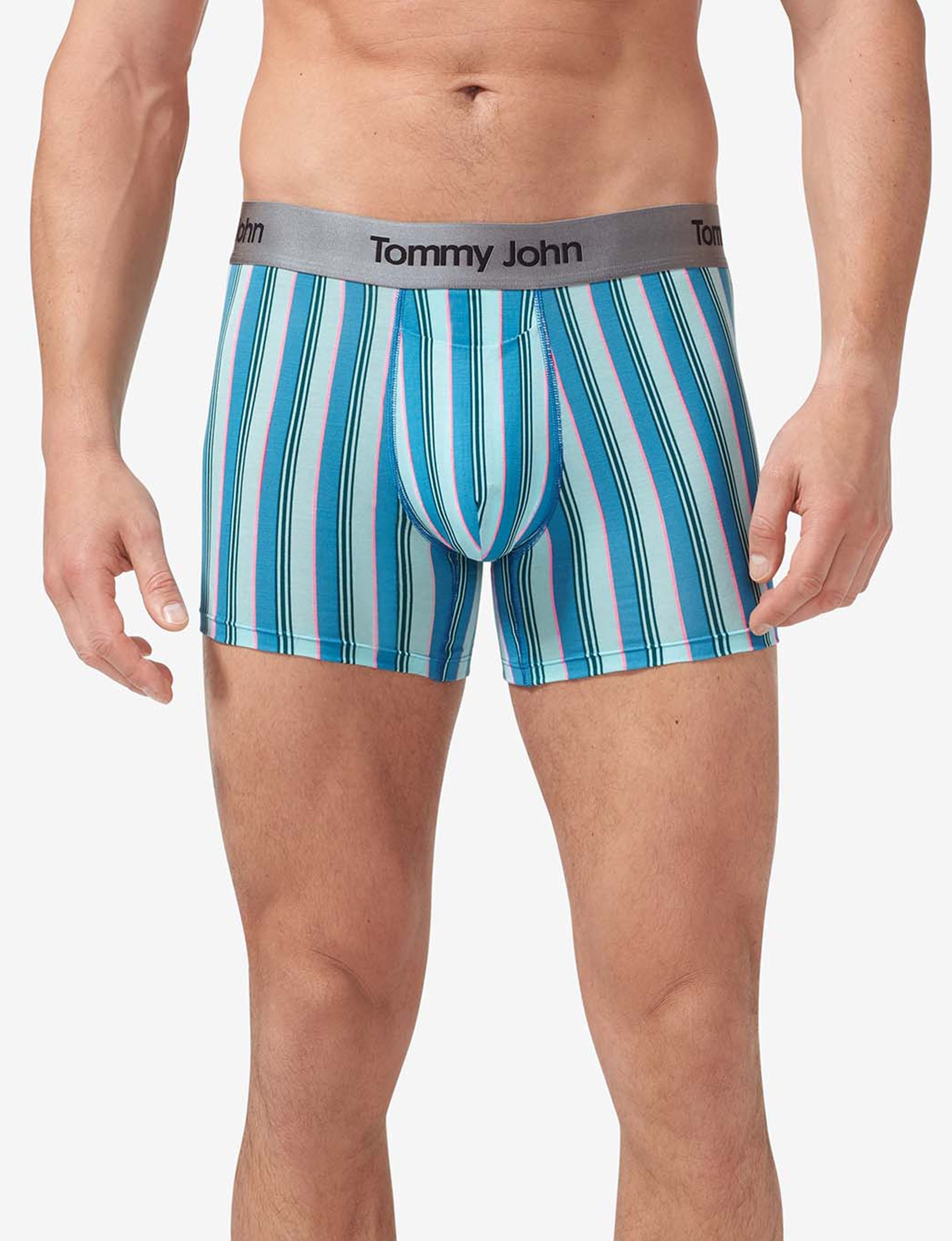 Second Skin Trunk 4"::Island Goodnight Stripe