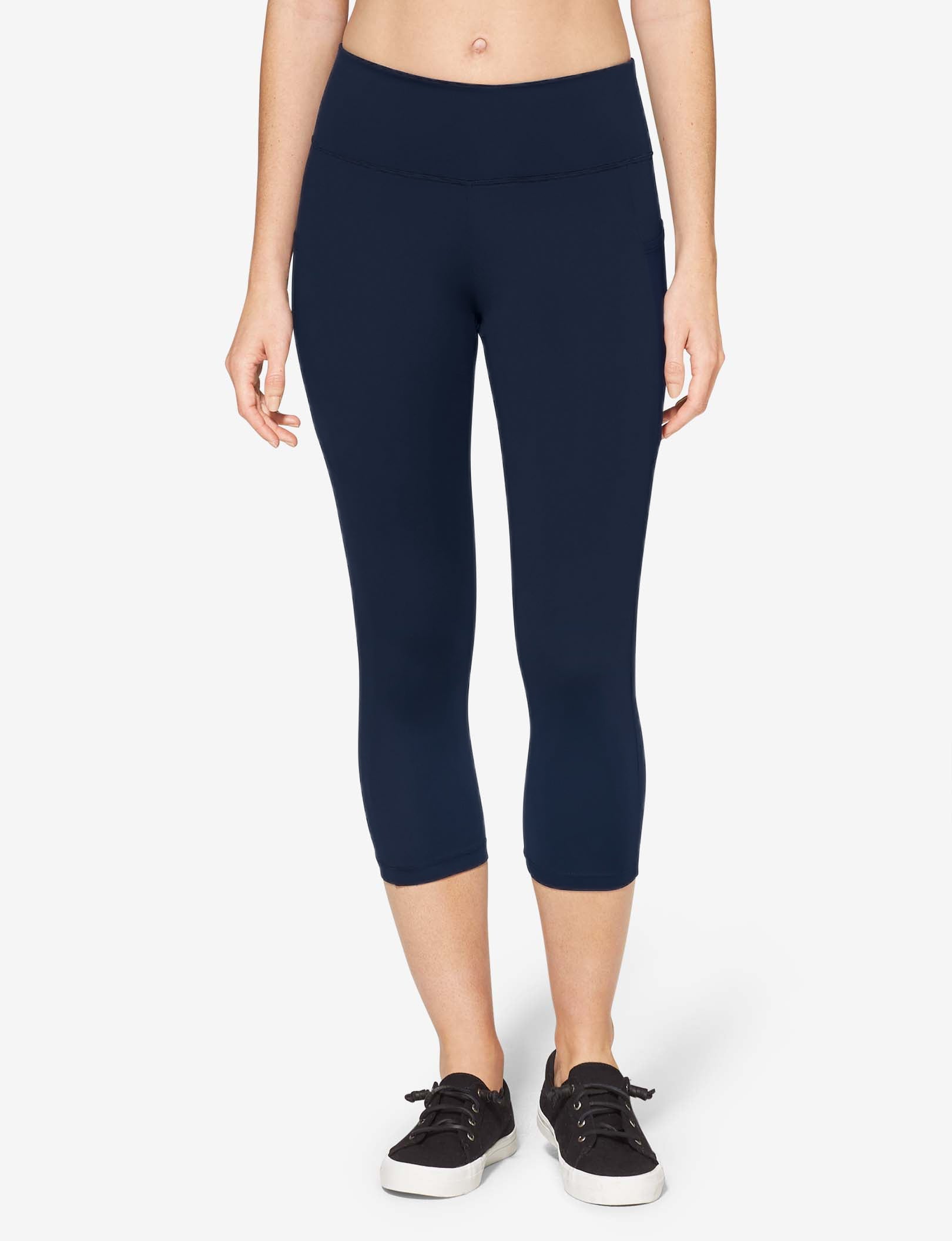 Women's Go Anywhere® 3/4 Pocket Legging::Black Iris