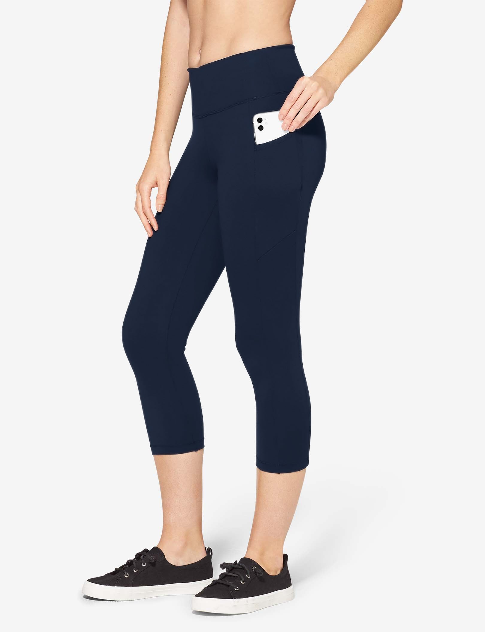 Women's Go Anywhere® 3/4 Pocket Legging::Black Iris