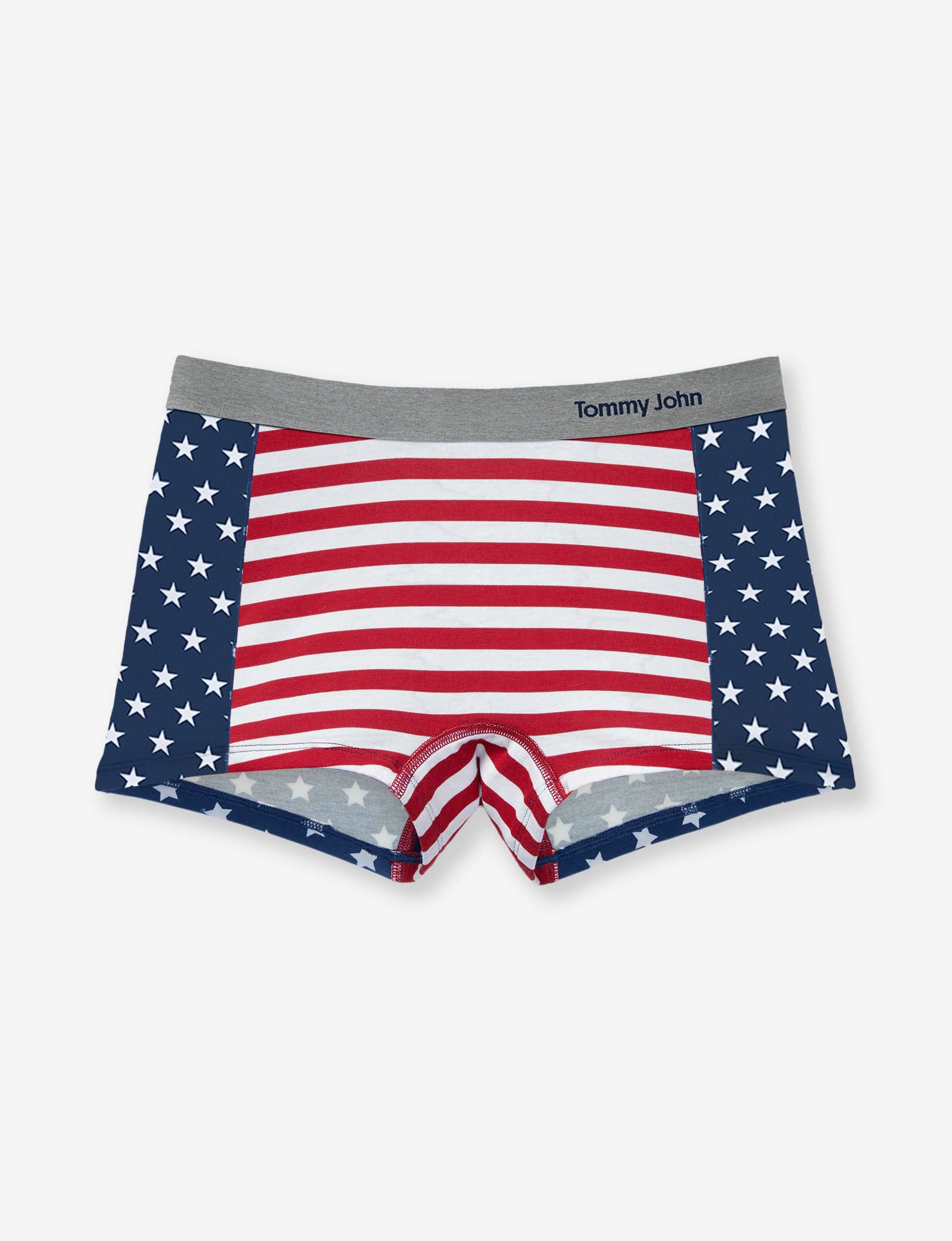 Women's Cool Cotton Boyshort::US Flag