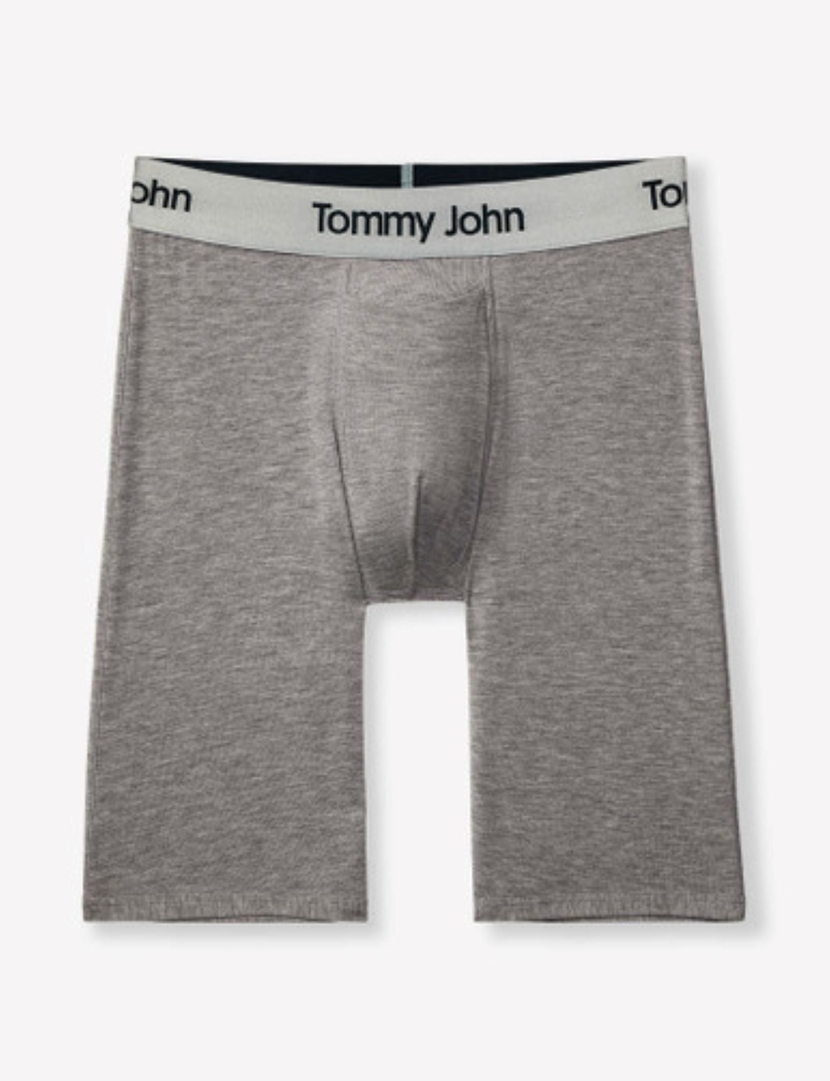 Second Skin Boxer Brief 8"::Medium Heather Grey