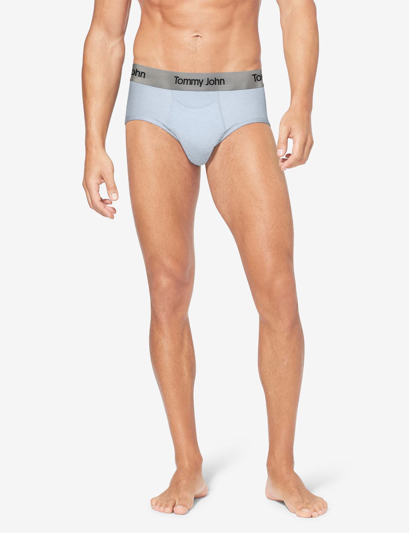 Second Skin Brief::Crystal Blue Heather