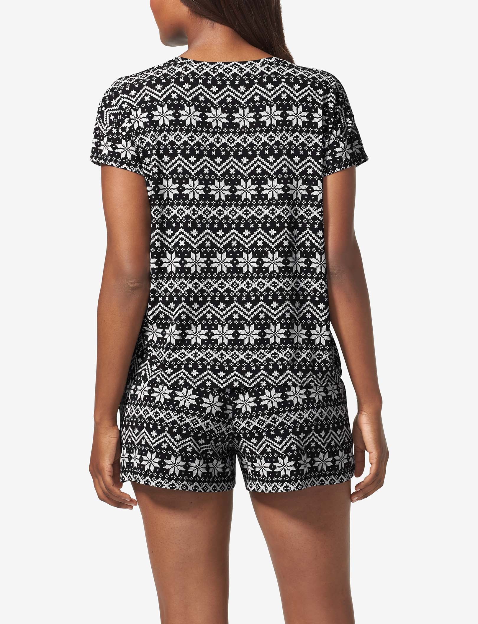 Women's Second Skin Sleep Tee::Black Vintage Sweater