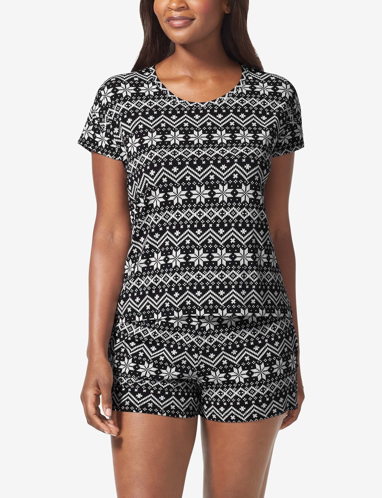 Women's Second Skin Sleep Tee::Black Vintage Sweater