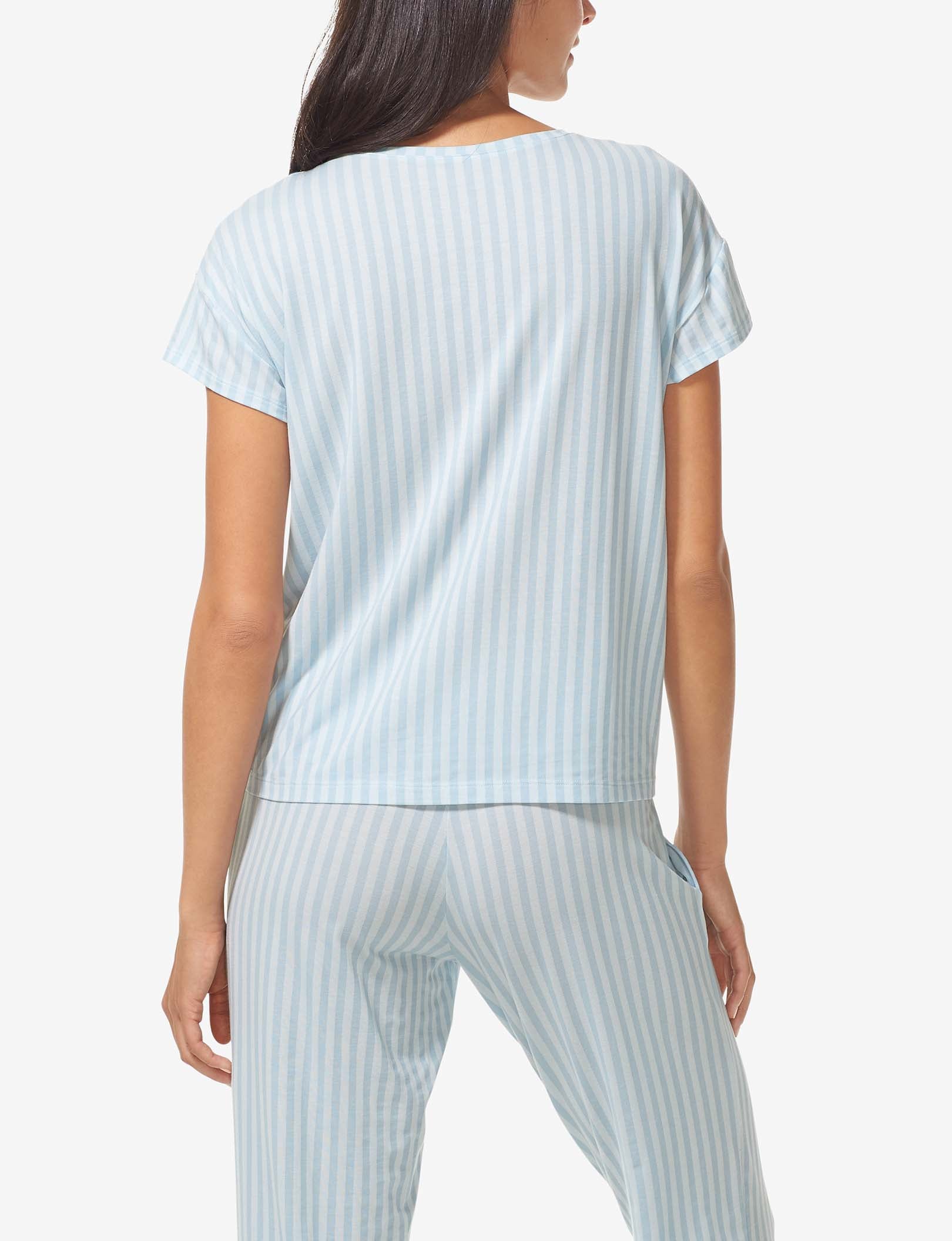 Women's Second Skin Sleep Tee::Ice Water