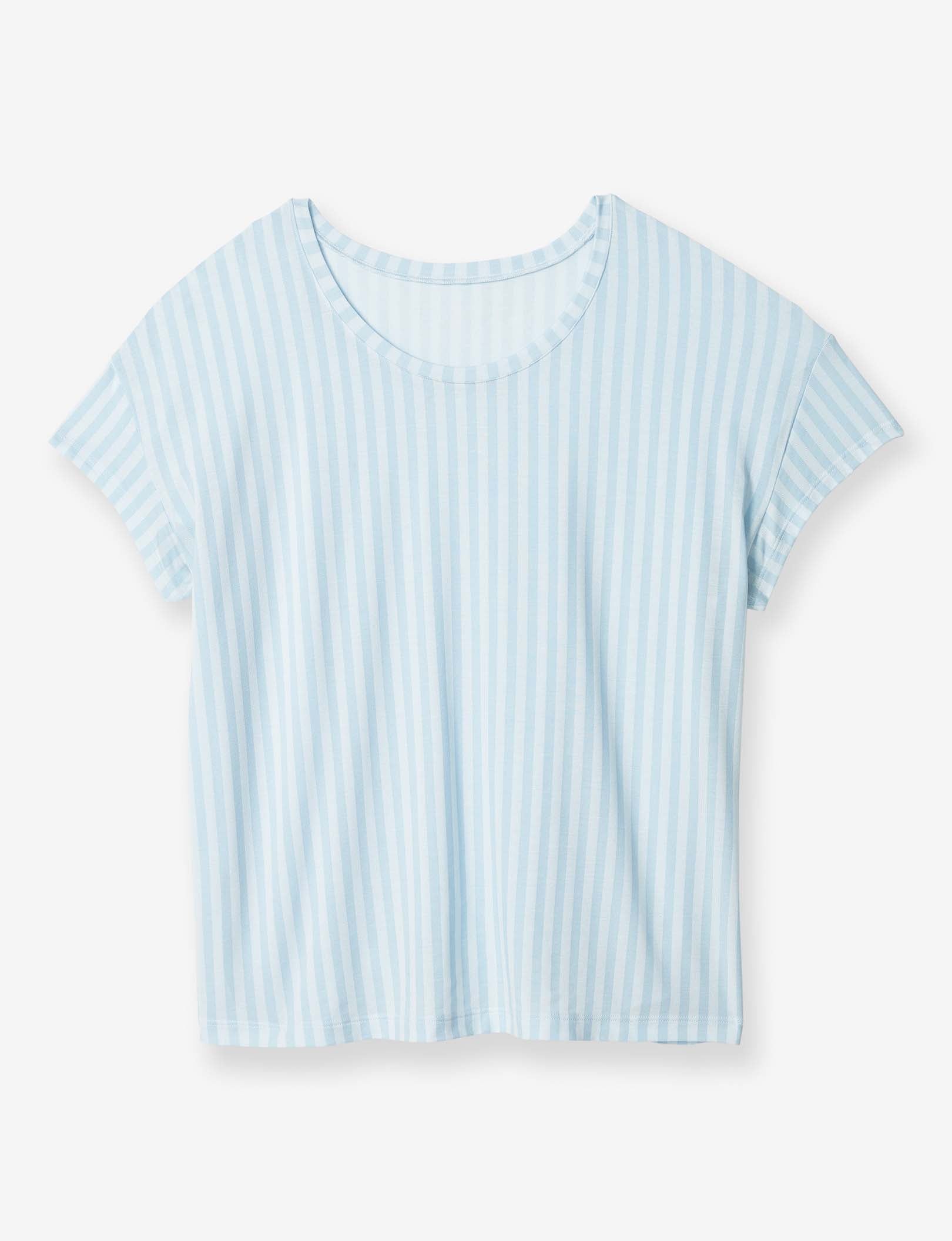 Women's Second Skin Sleep Tee::Ice Water